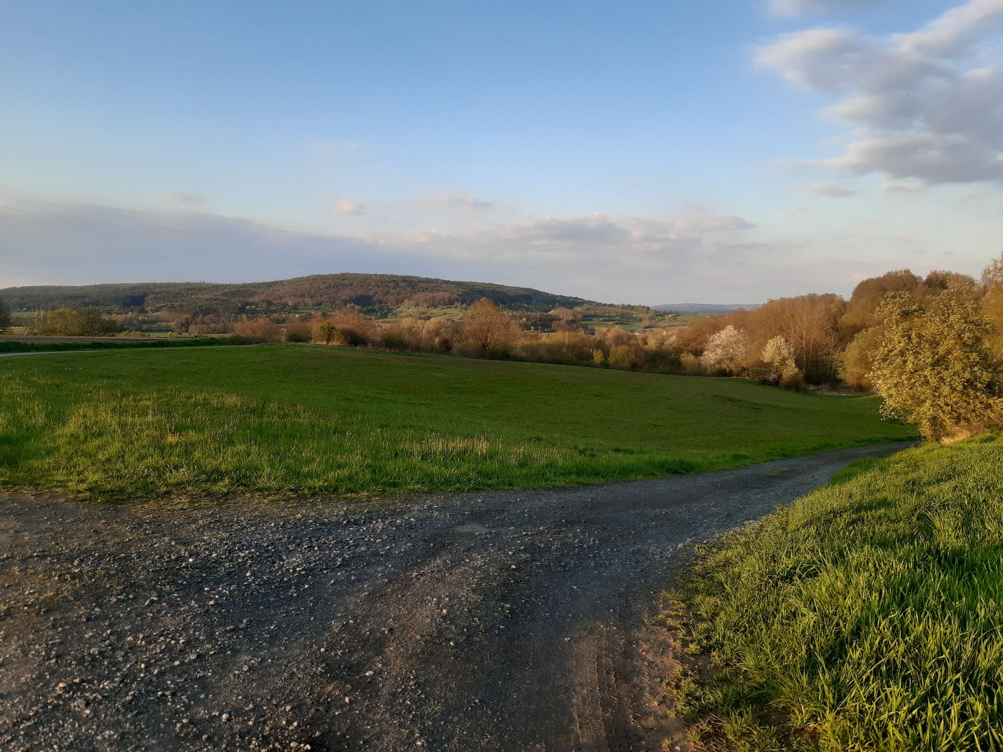Kraiberg leuchtet noch in der Sonne