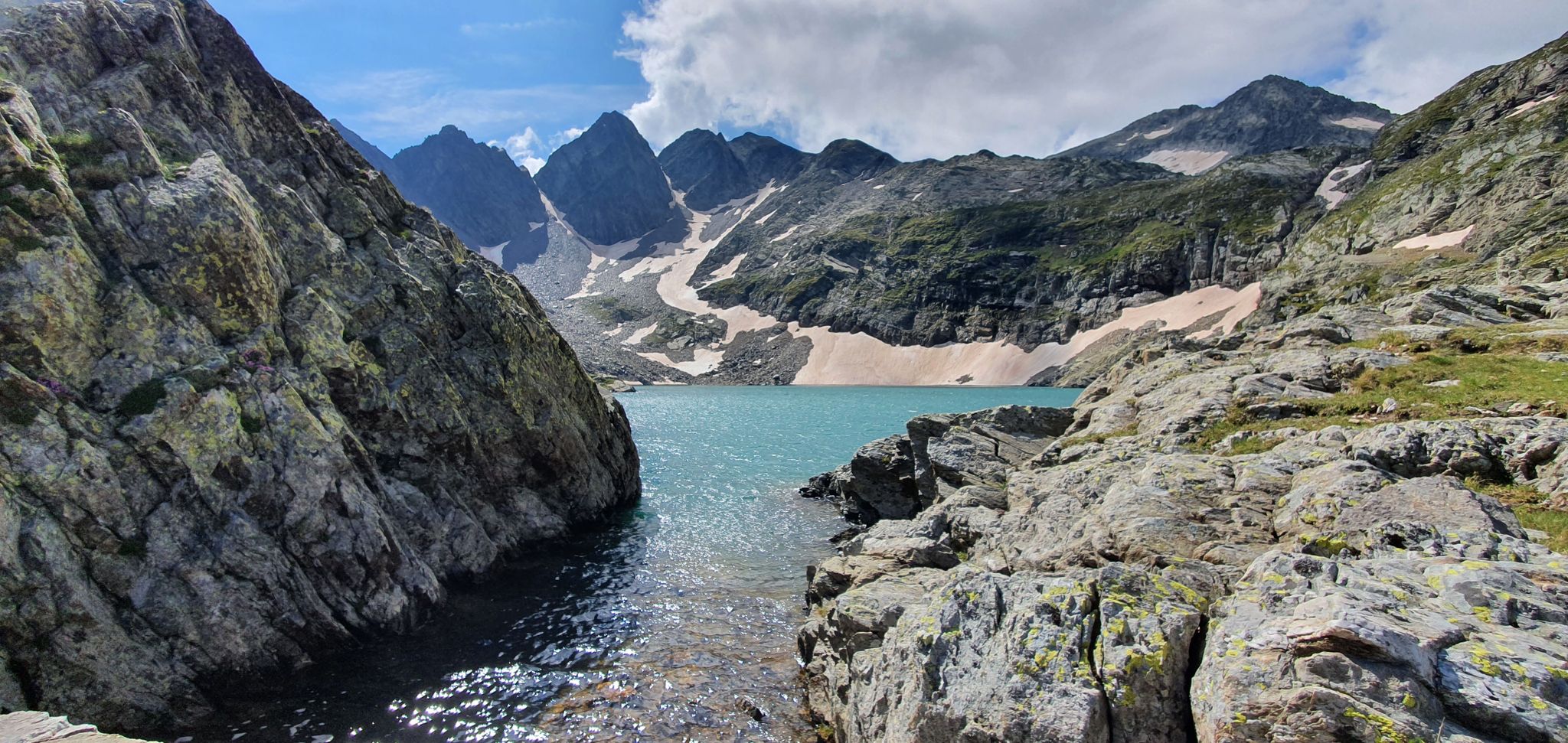 Arrivée au lac Célinda