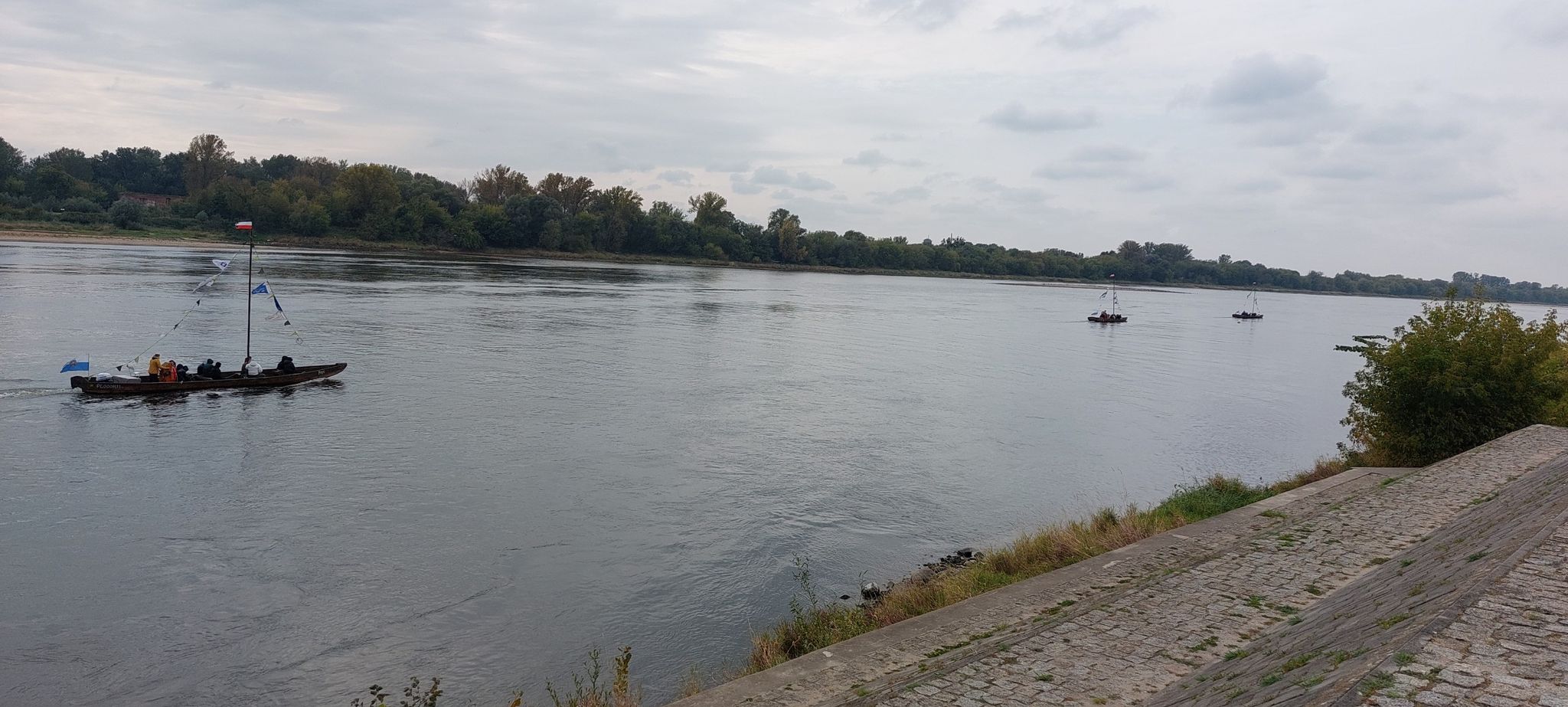 Boote auf der Wisla