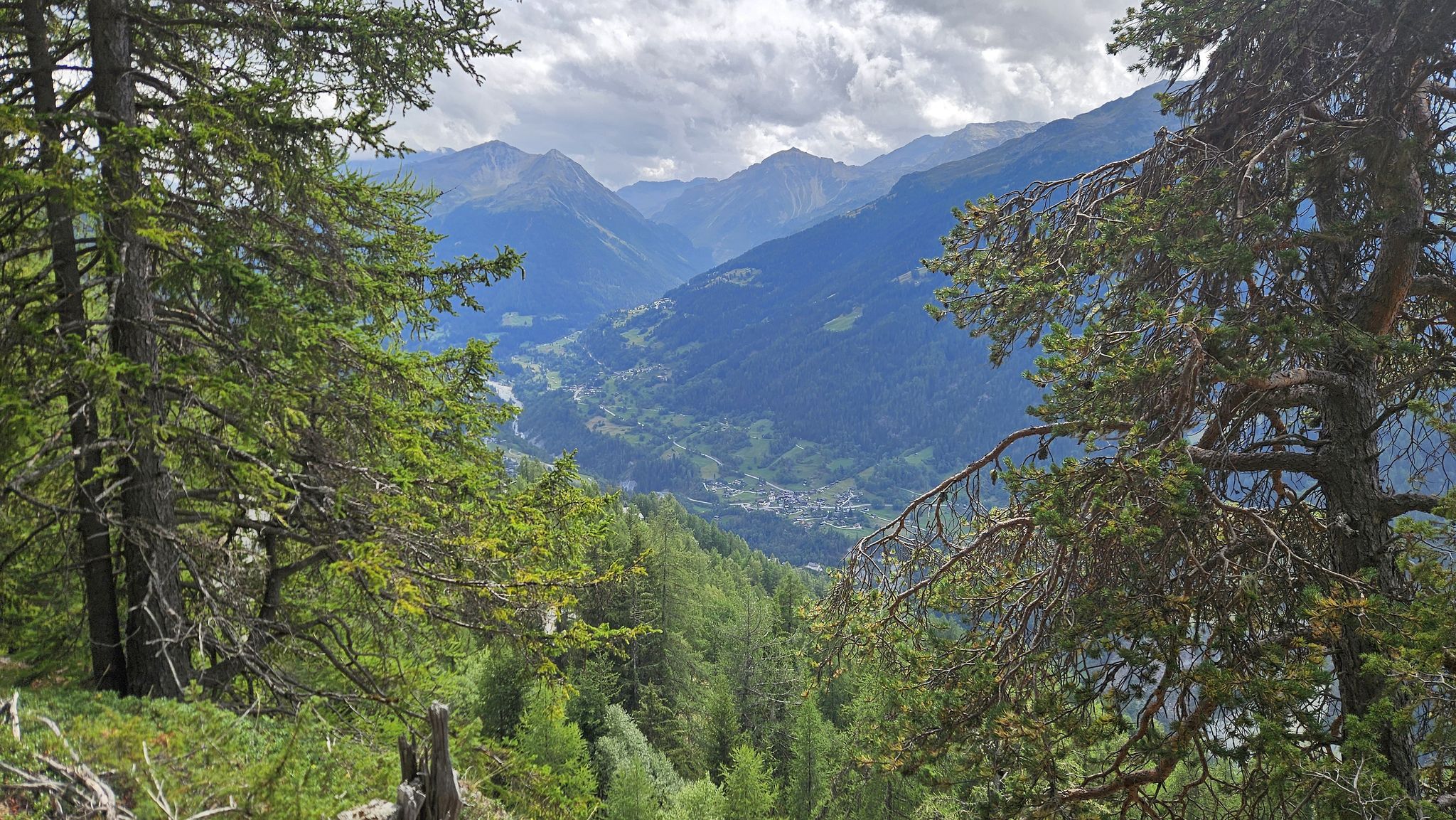 Blick ins Val d'Anniviers