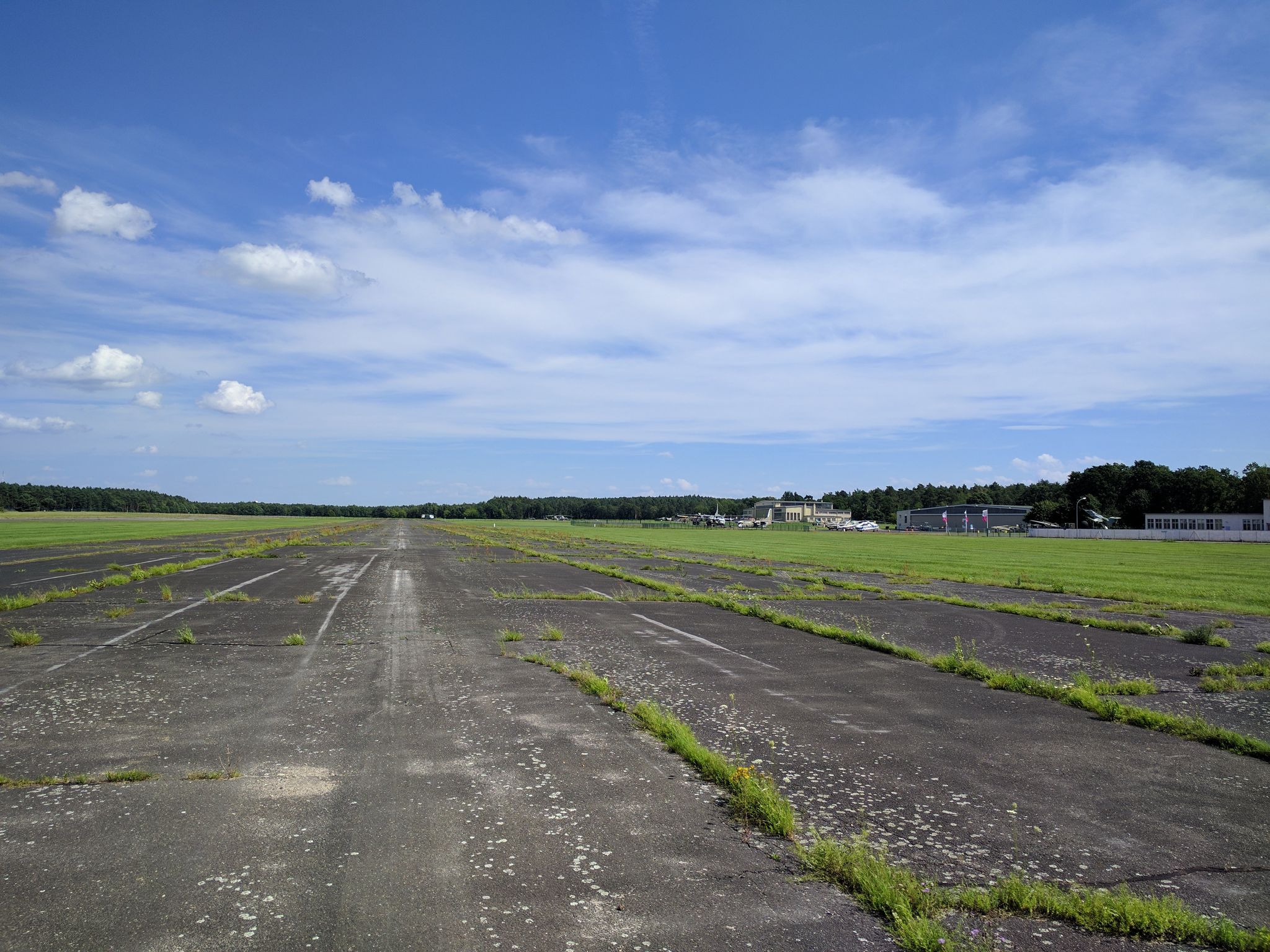Startbahn des Flugplatzes Gatow