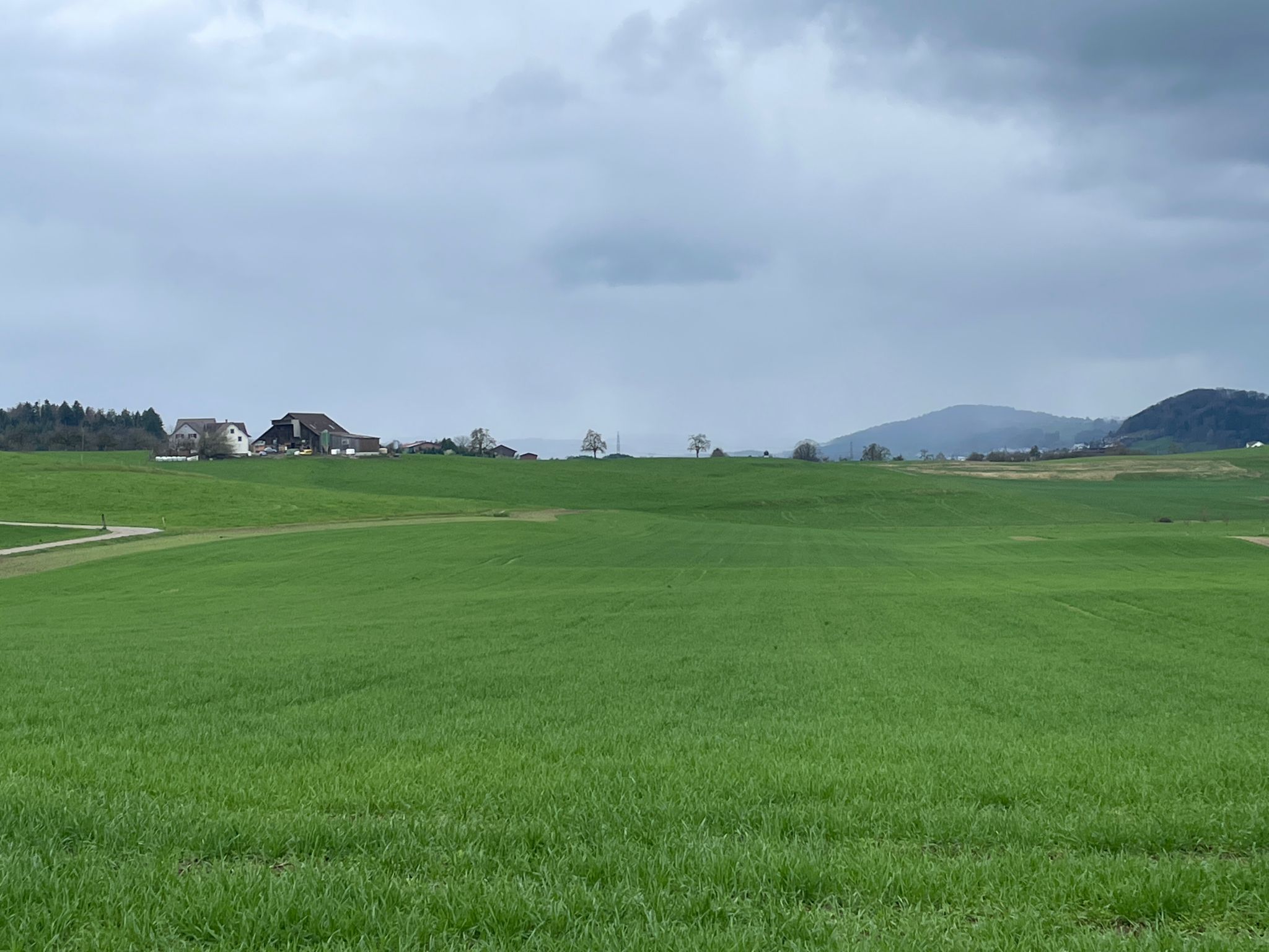 Der Regen kommt uns entgegen
