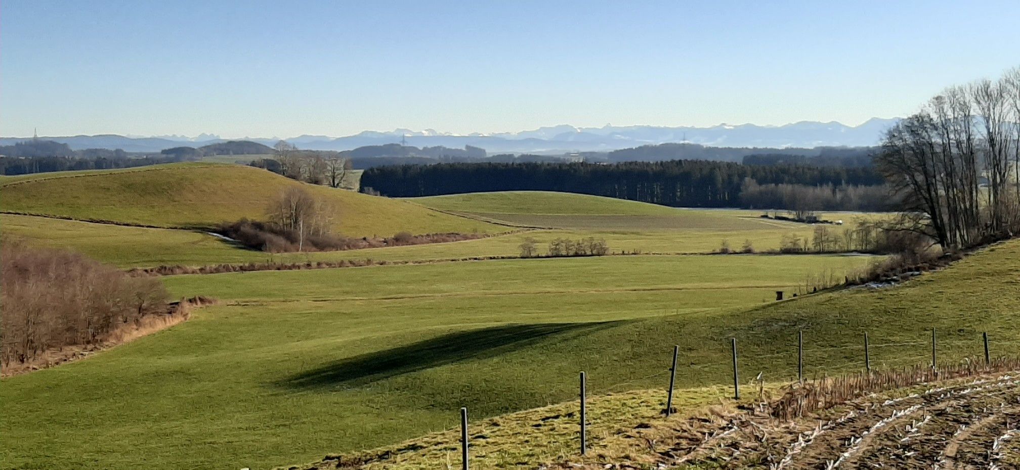 Blick ins östliche Allgäu 