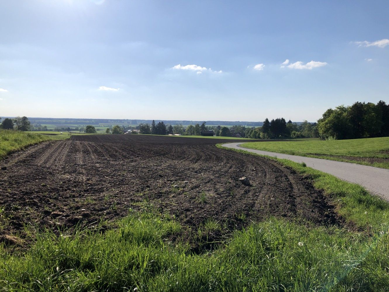 Blick auf Aying