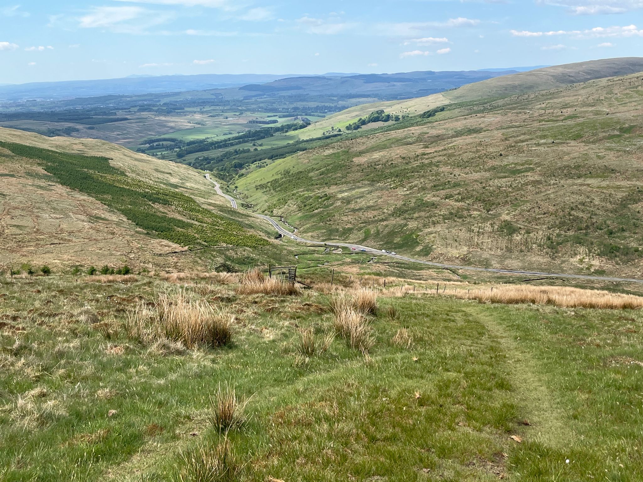 Crow Road, leading to the starting point, Car Park in the Sky