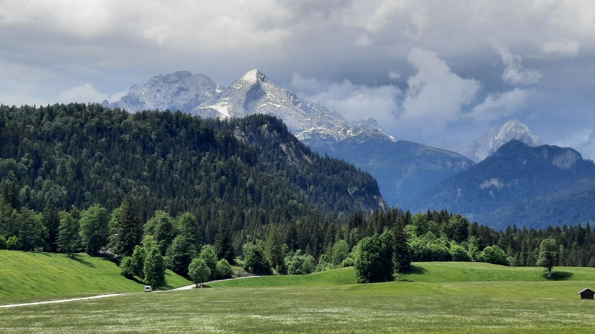 Blick zur Alpspitze