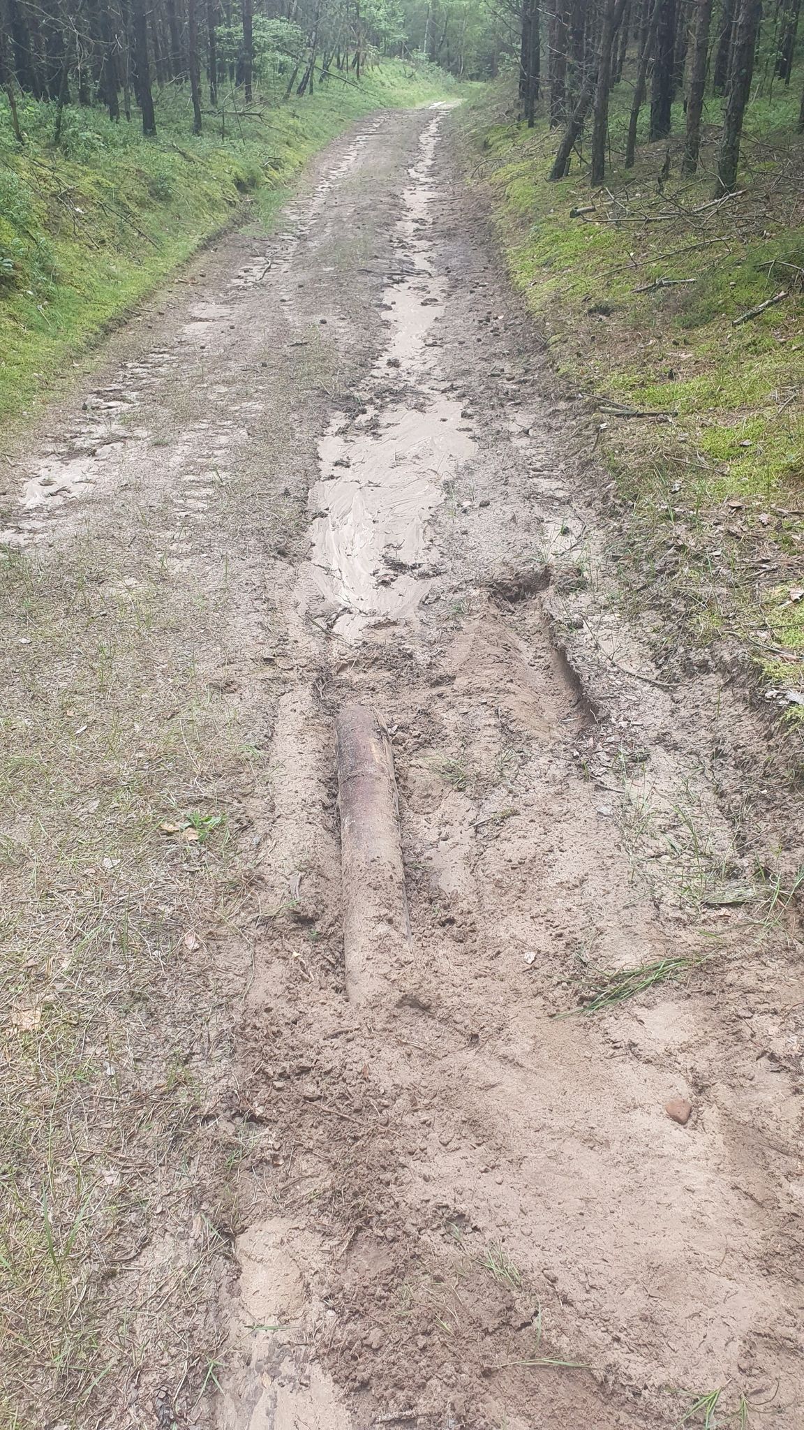 pieprzną belkę na środku zjazdowej drogi gdzie jedzie się tak zazwyczaj ponad 40km/h i co tam niech się inni rozbijają i niszczą sprzęt