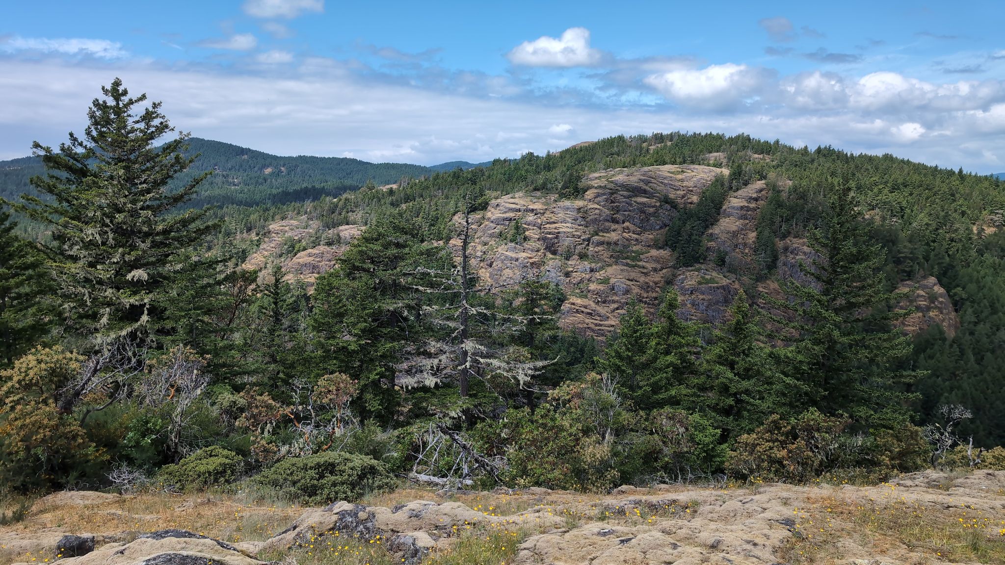 looking west from Malcolm Mountain
