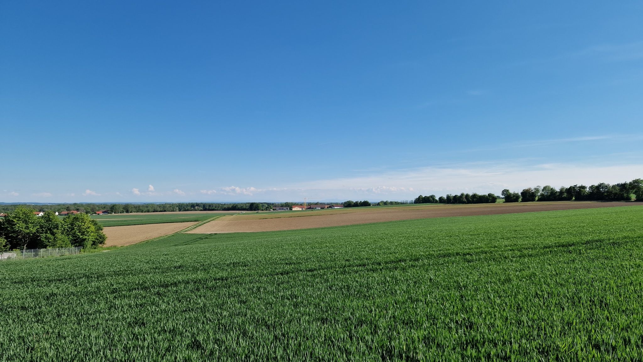 Radweg Langebach Gewerbegebiet nach Oberhummel