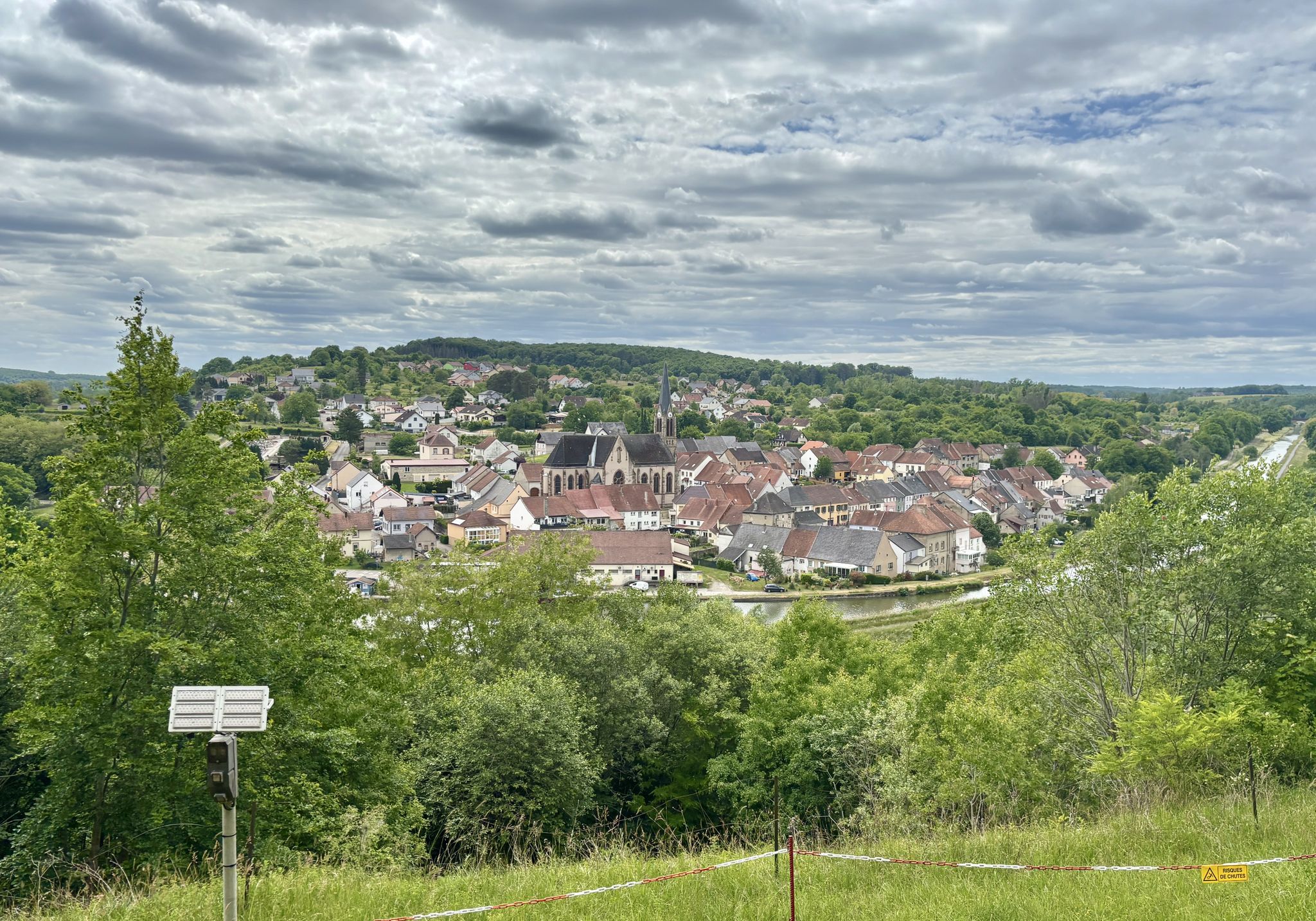 Belle vue sur le village de Wittring