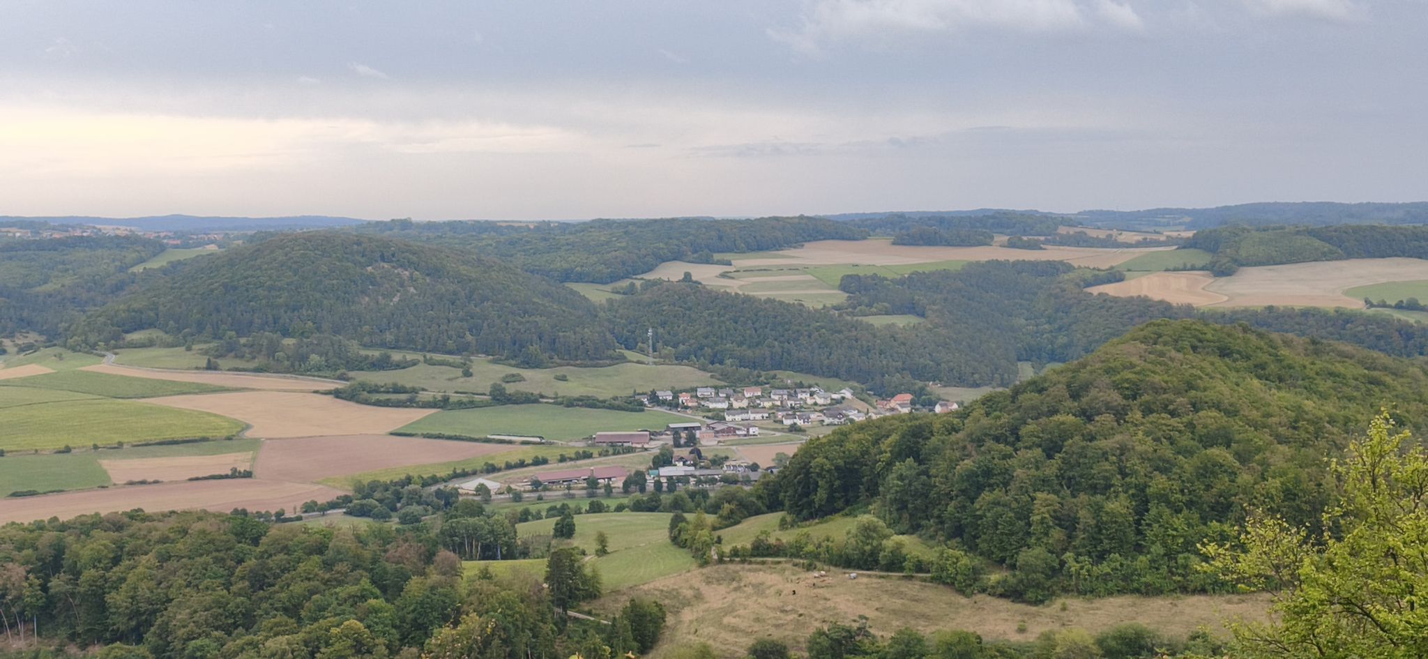 Blick auf Breitau 