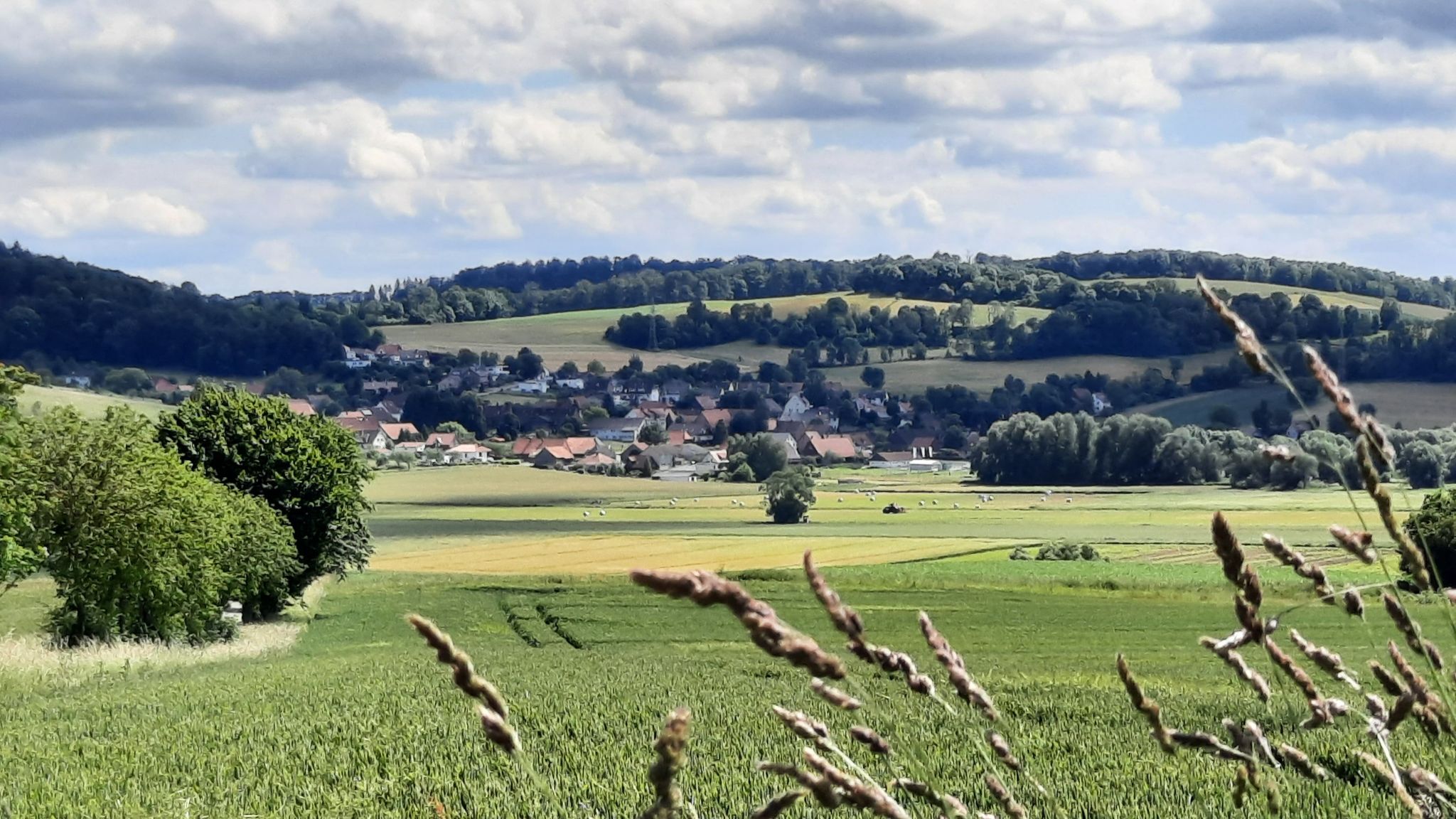 Blick auf Lagershausen