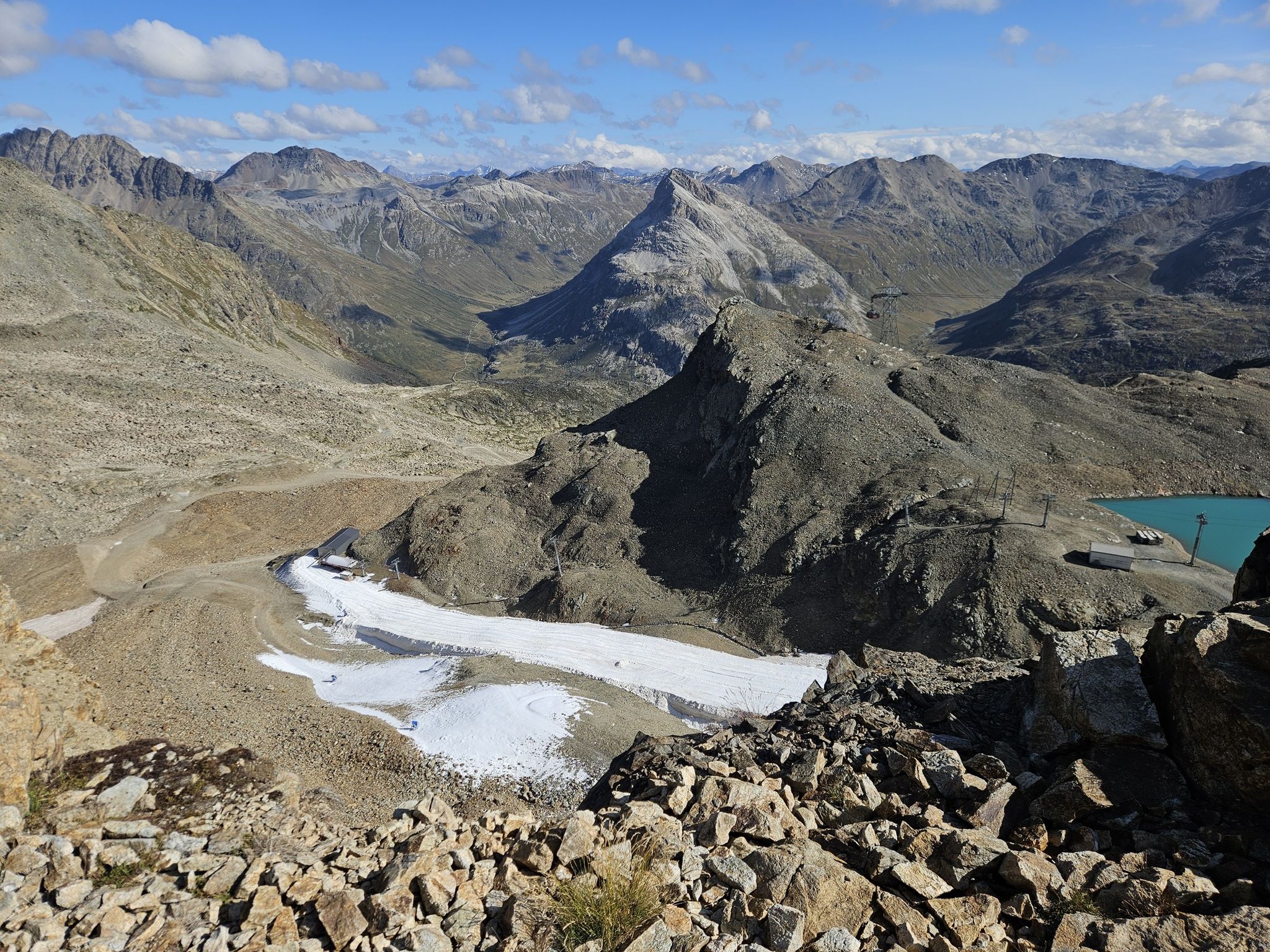 Talstation der obersten Skipiste