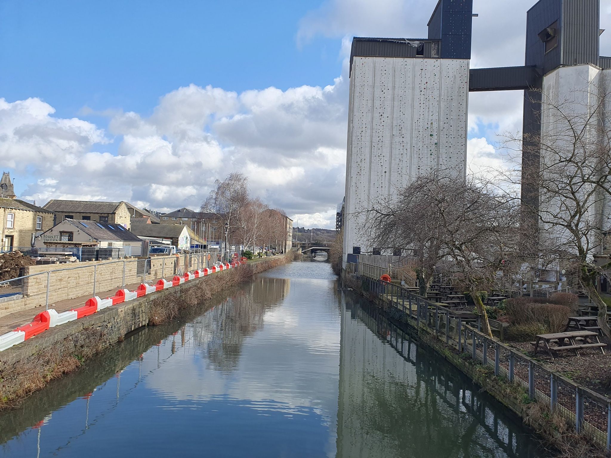 New work on the canal Brighouse