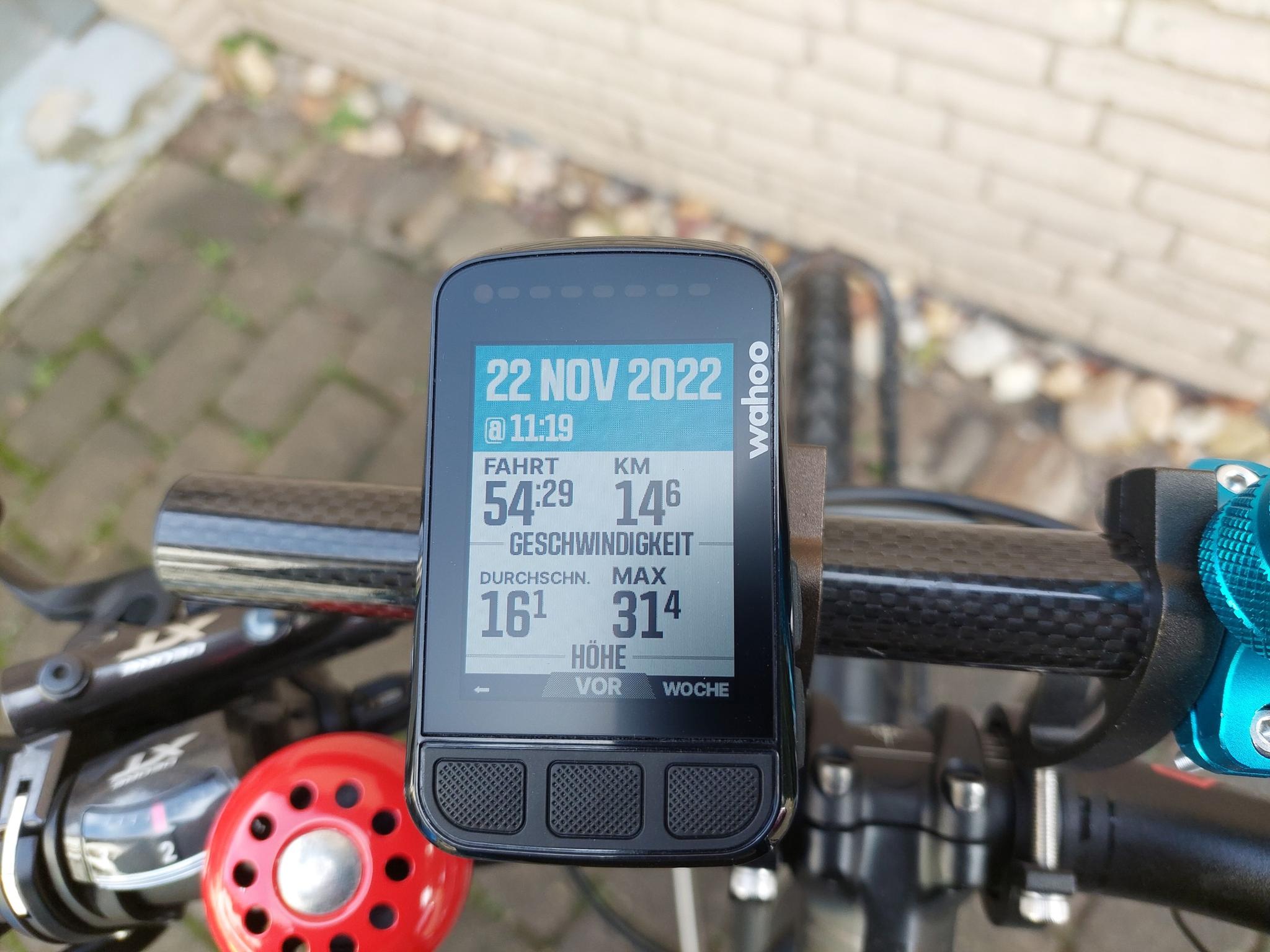 Mein neues Wahoo Komoot