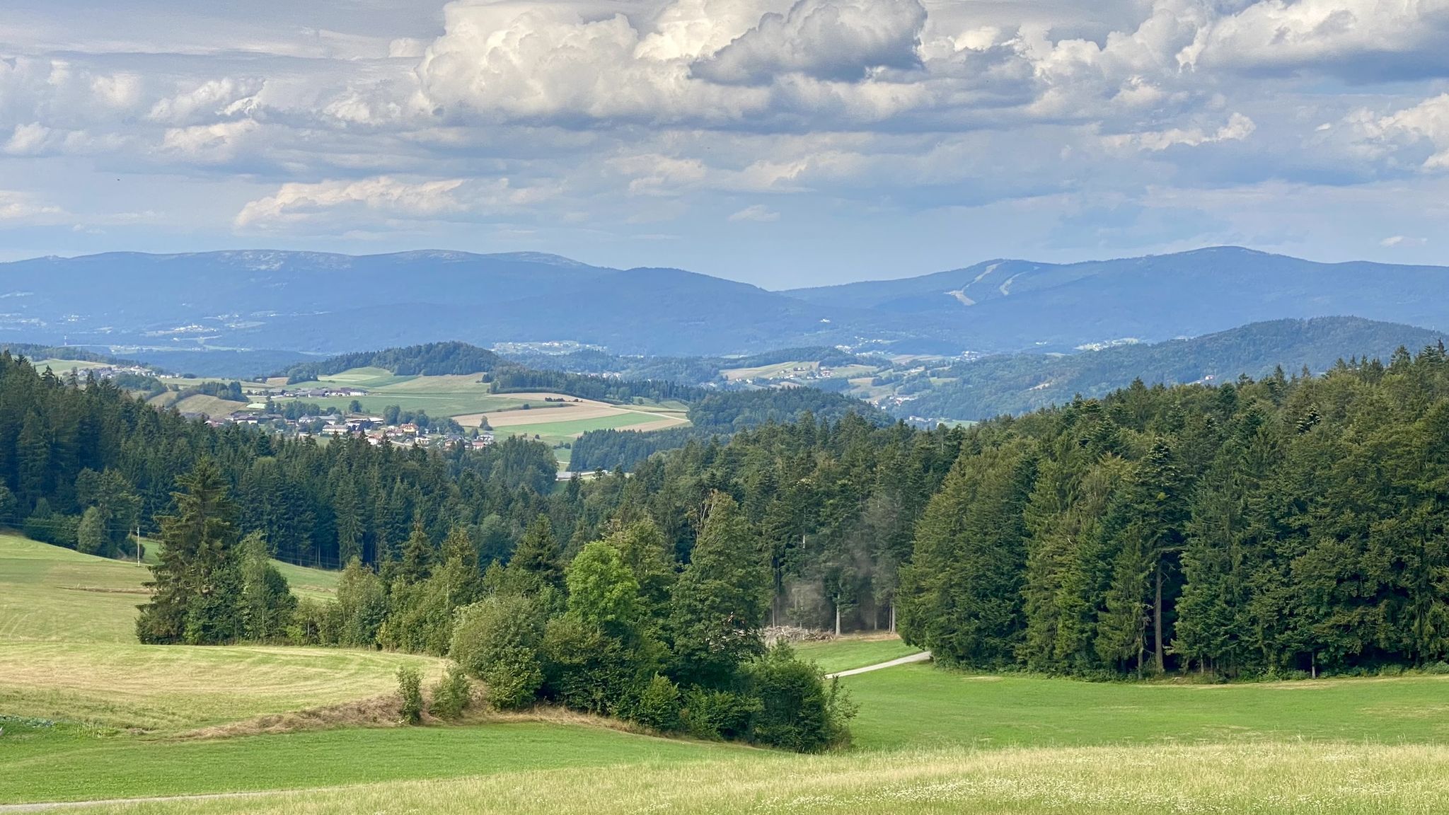 Fernblick Böhmerwald/Hochficht
