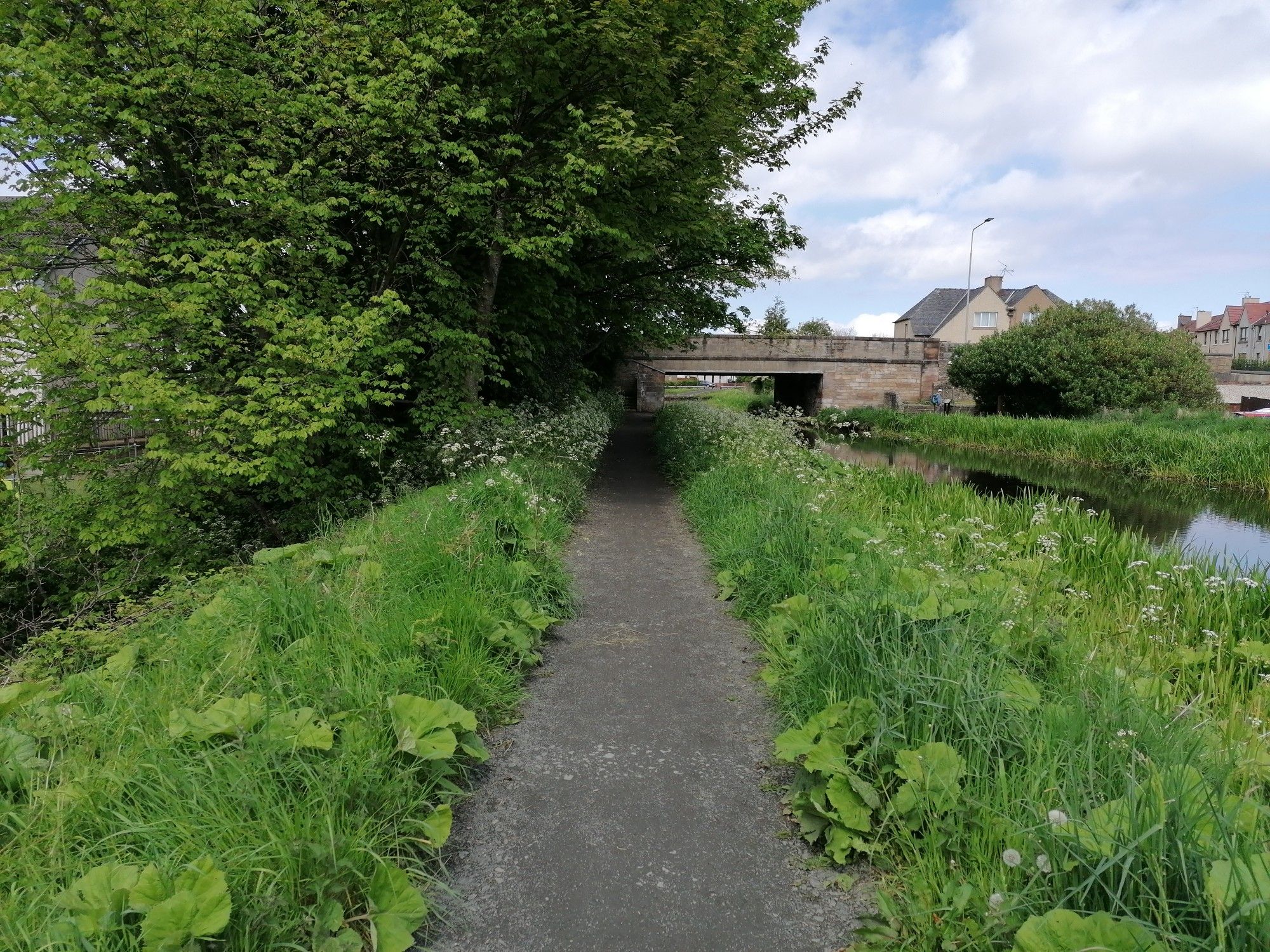 on canal