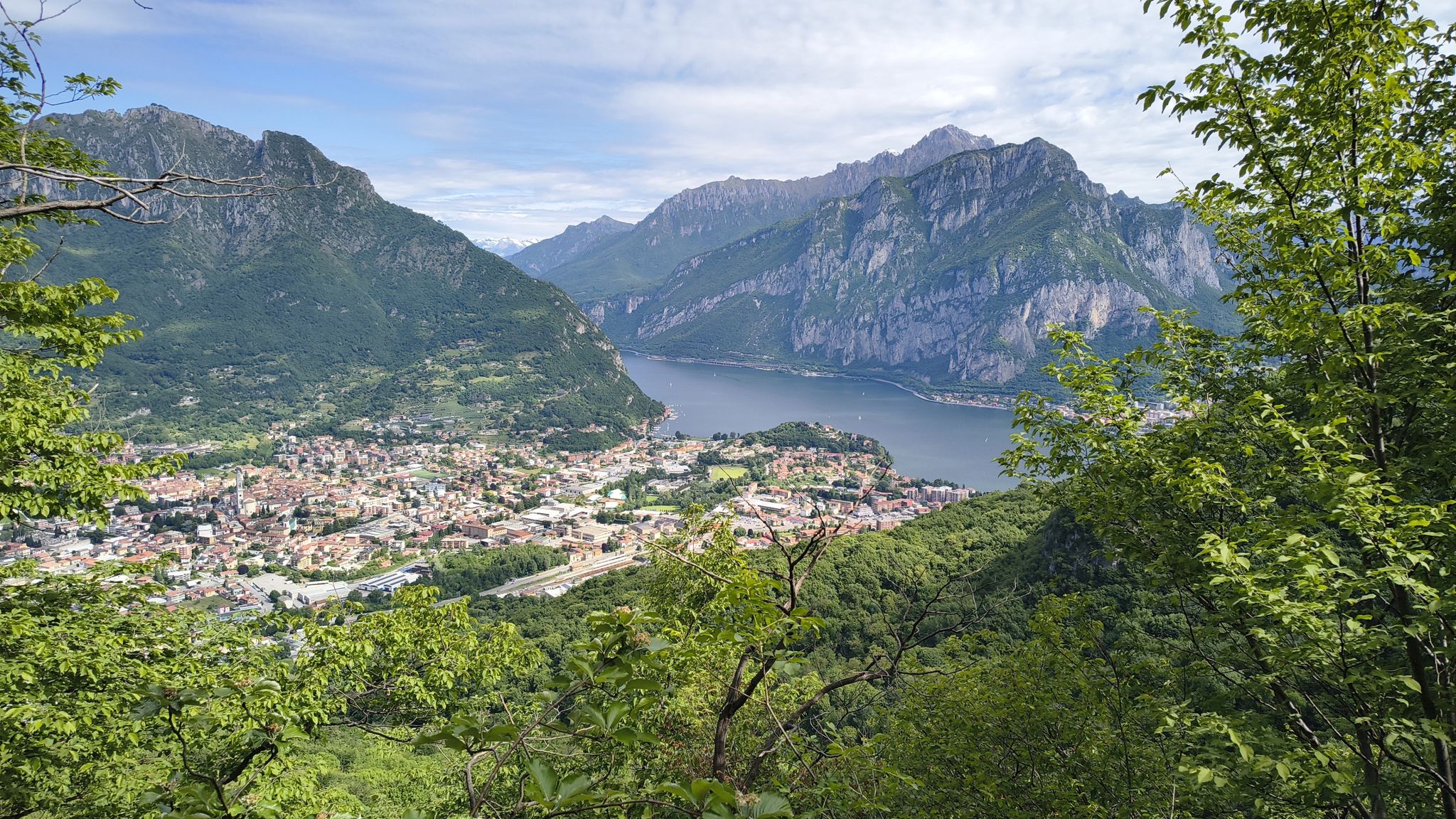 Vista sul Lago fi Lecco 