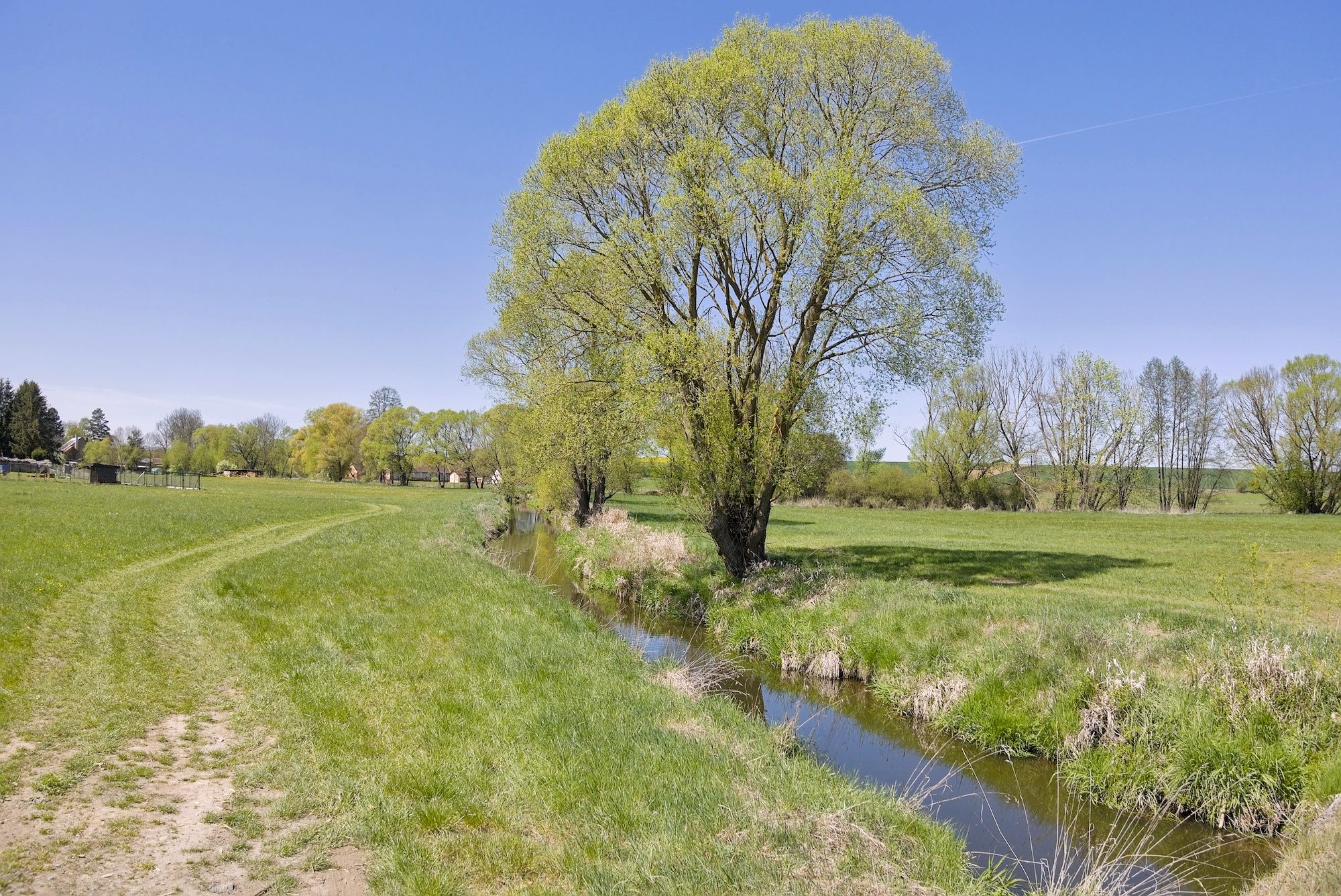 Hübsche Landschaft bei Mašovice