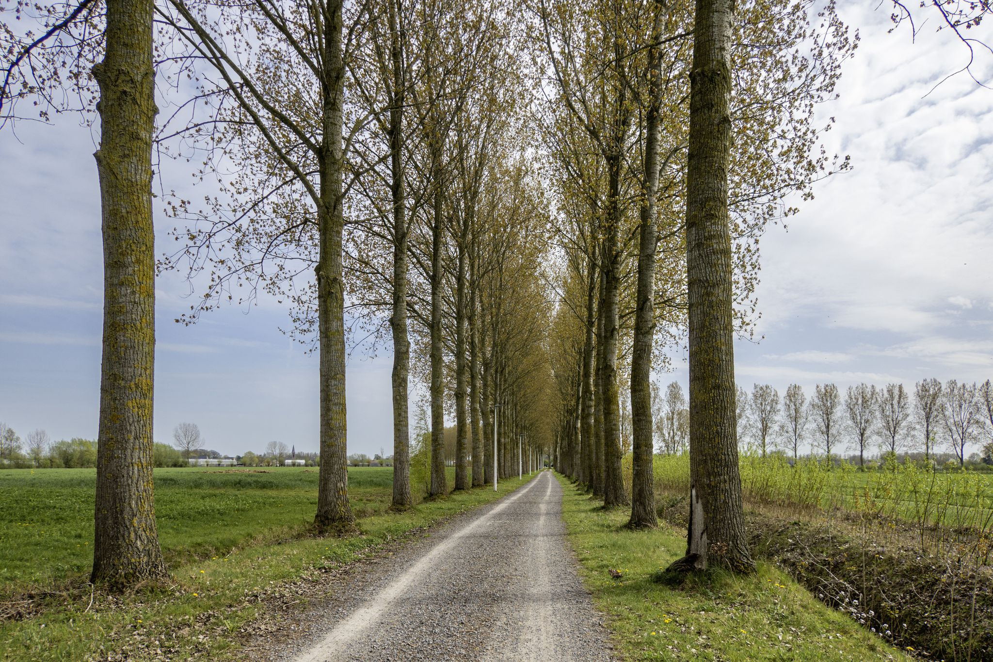 Via de Oude Trambaan in Doorslaar