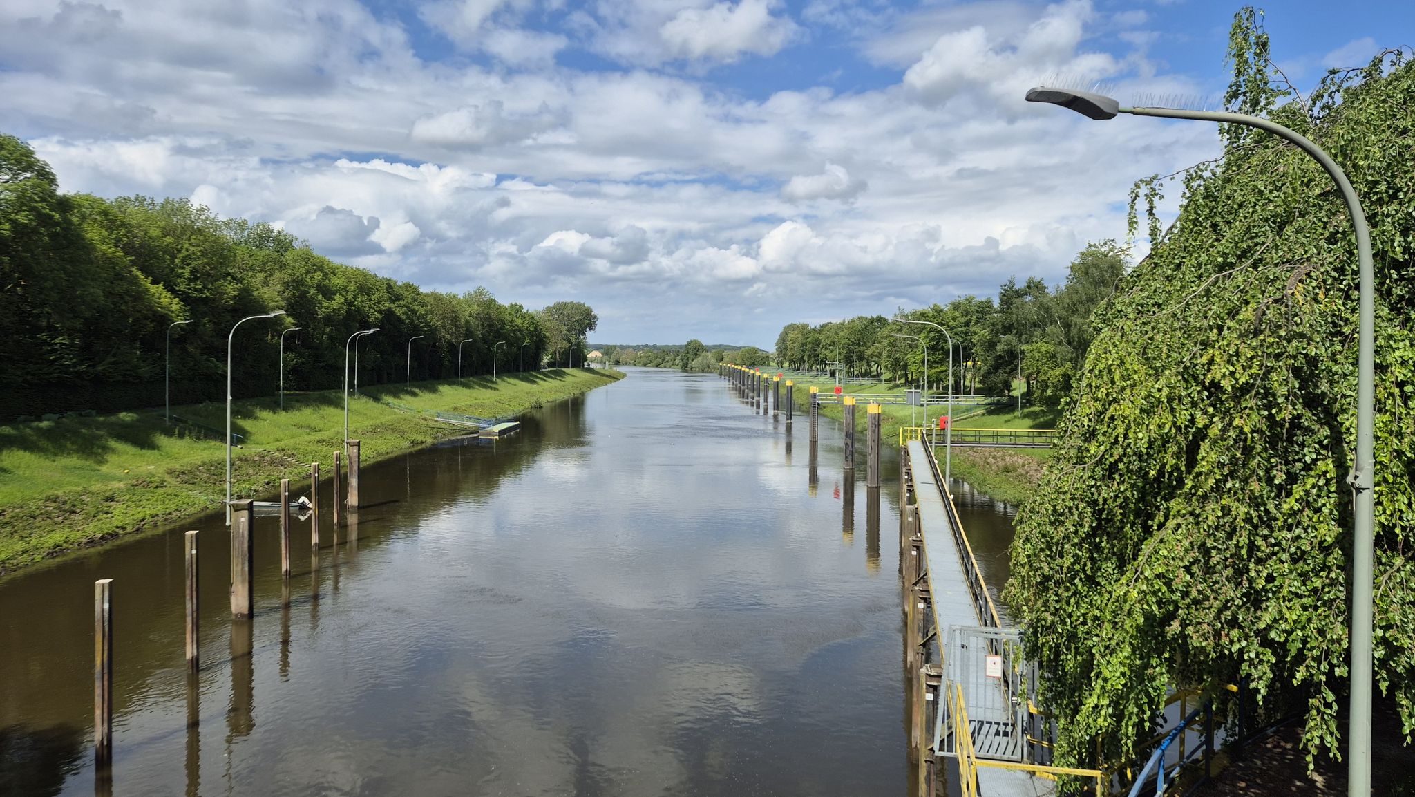 Schleuse Landesbergen Richtung Nienburg