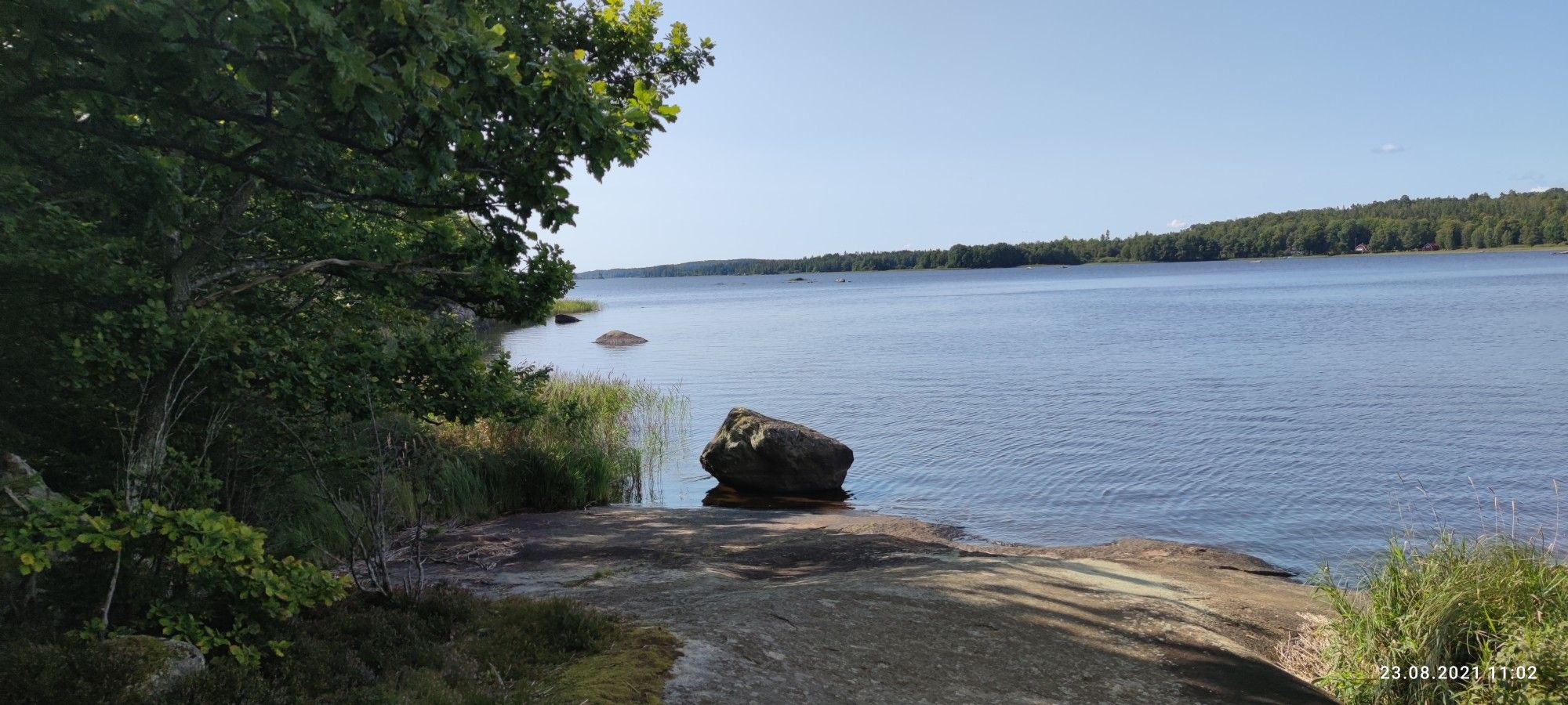 Blick über den See(kleiner Teil)
