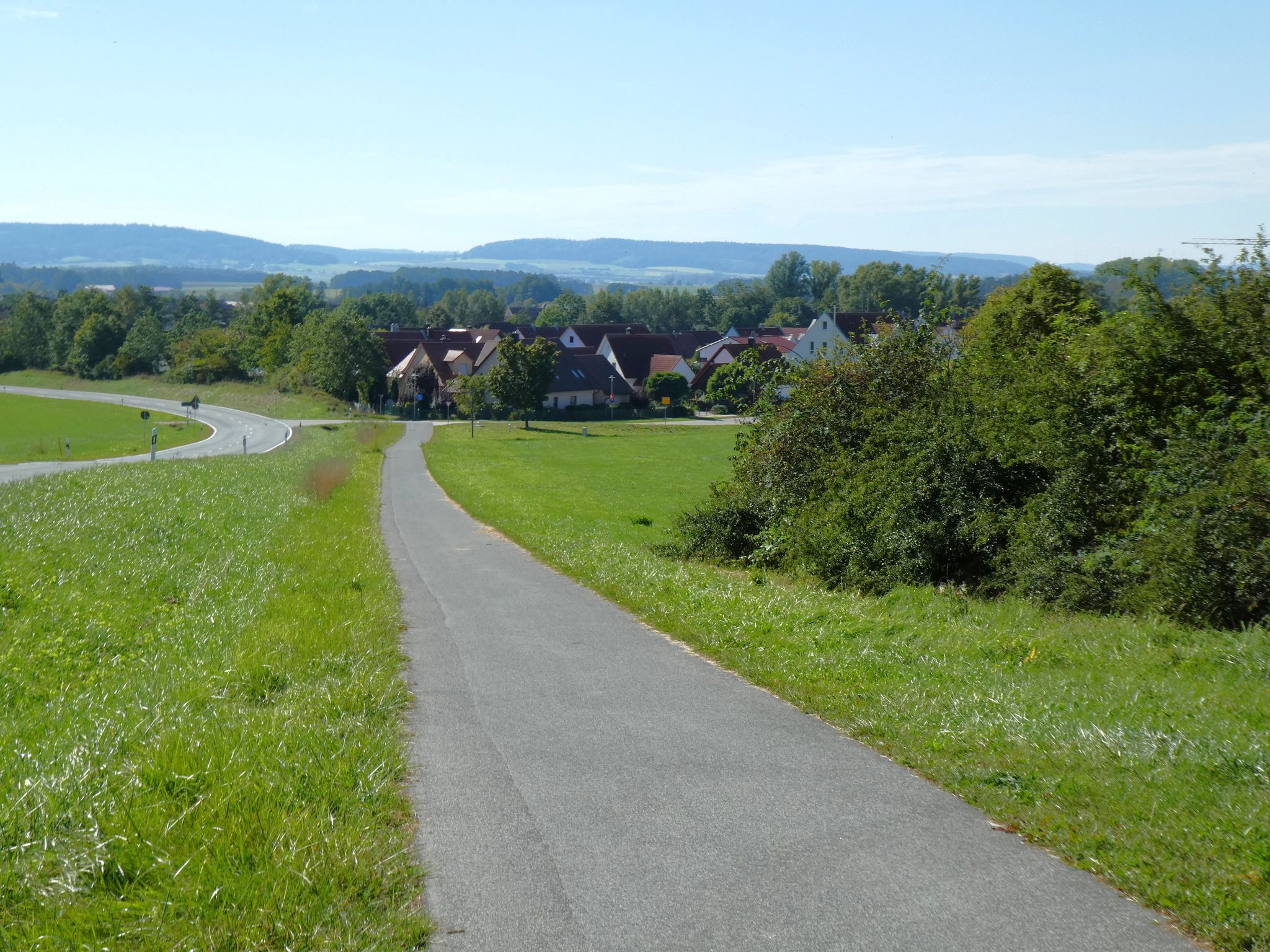 Radweg kurz vor Freystadt