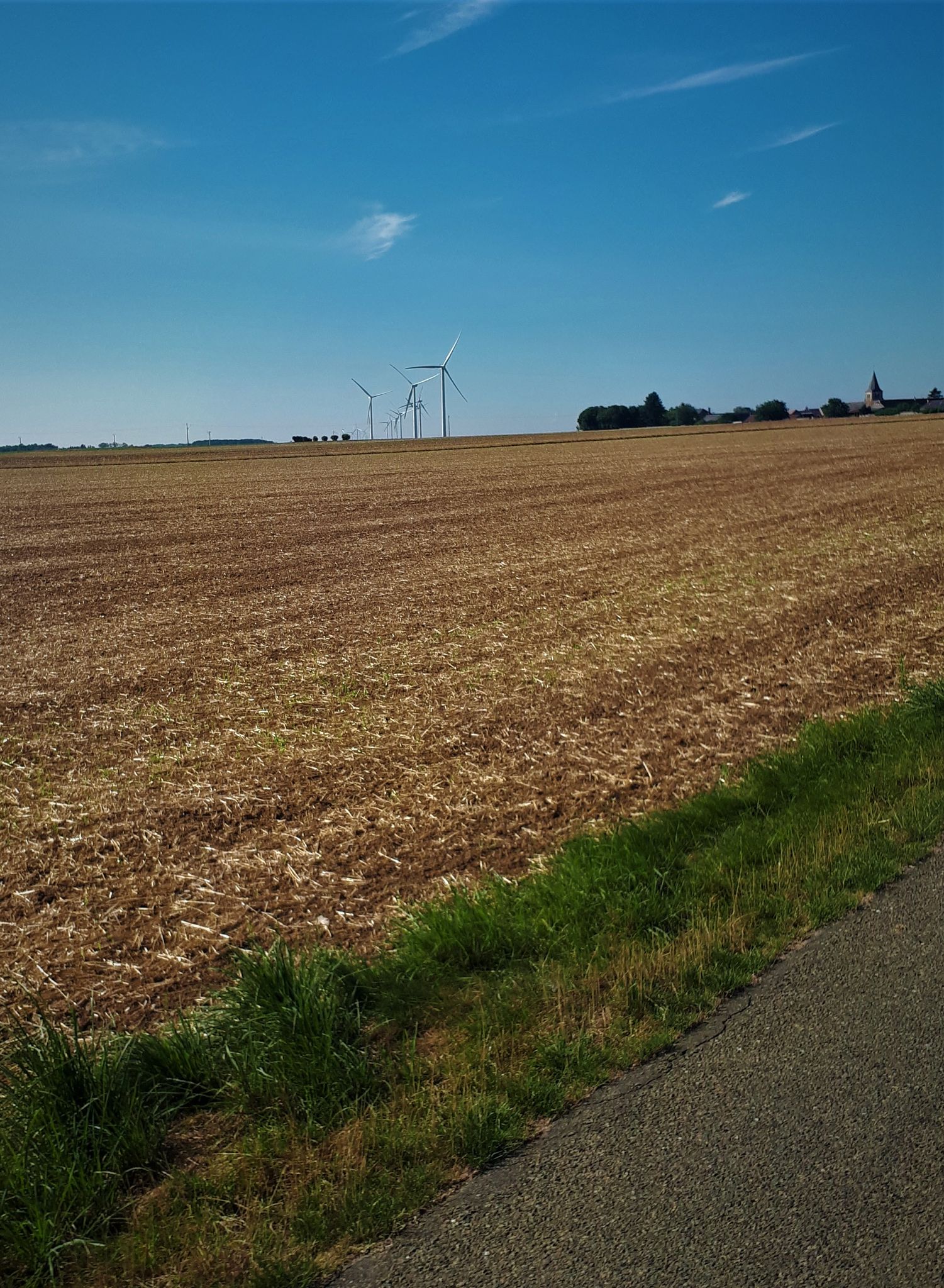 Parc éolien du Chemin d'Ablis. Puissance totale : 52 MW