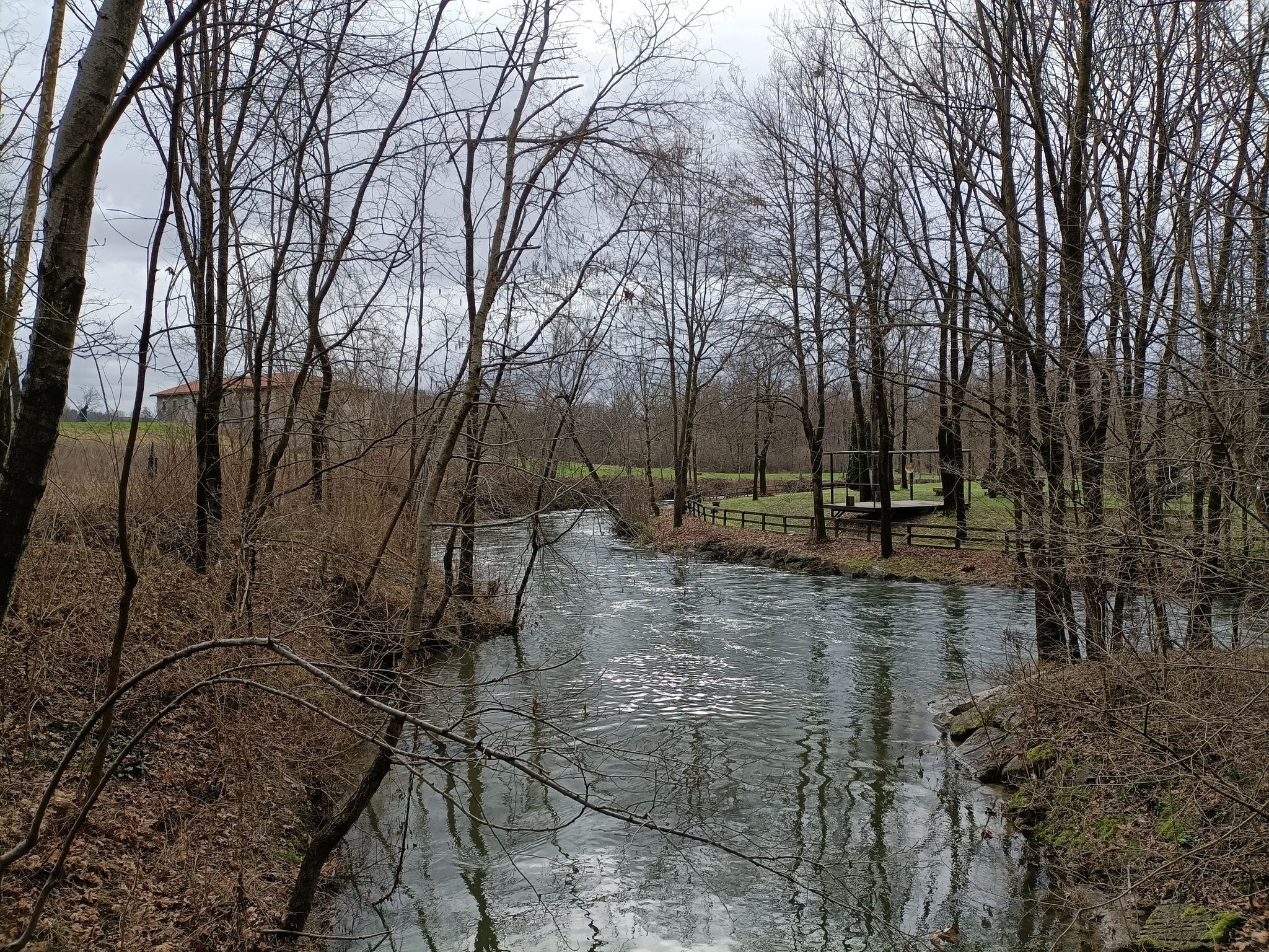La Bevera entra nel Lambro.