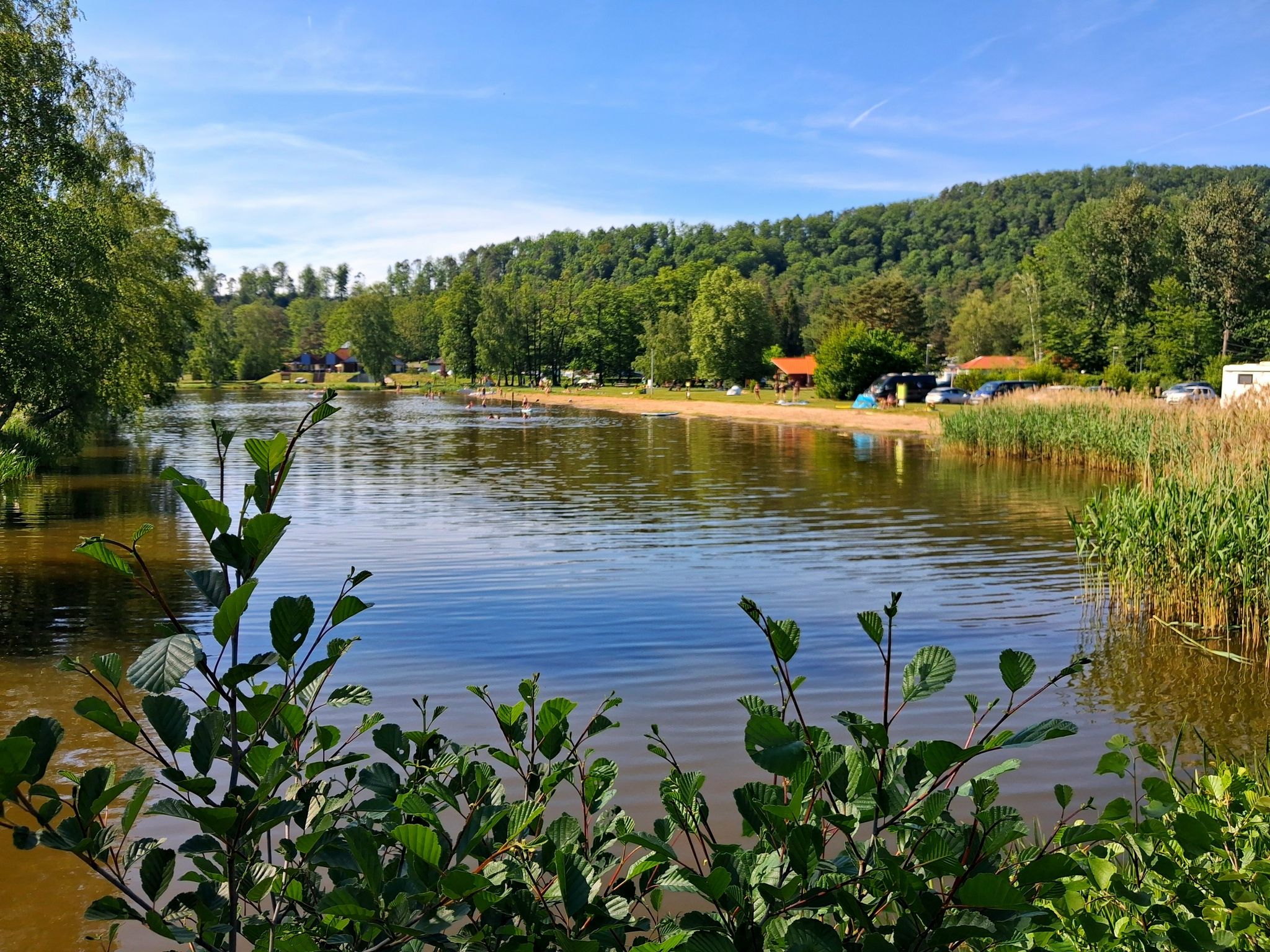 Nördliche Zinsel mit Strandbad