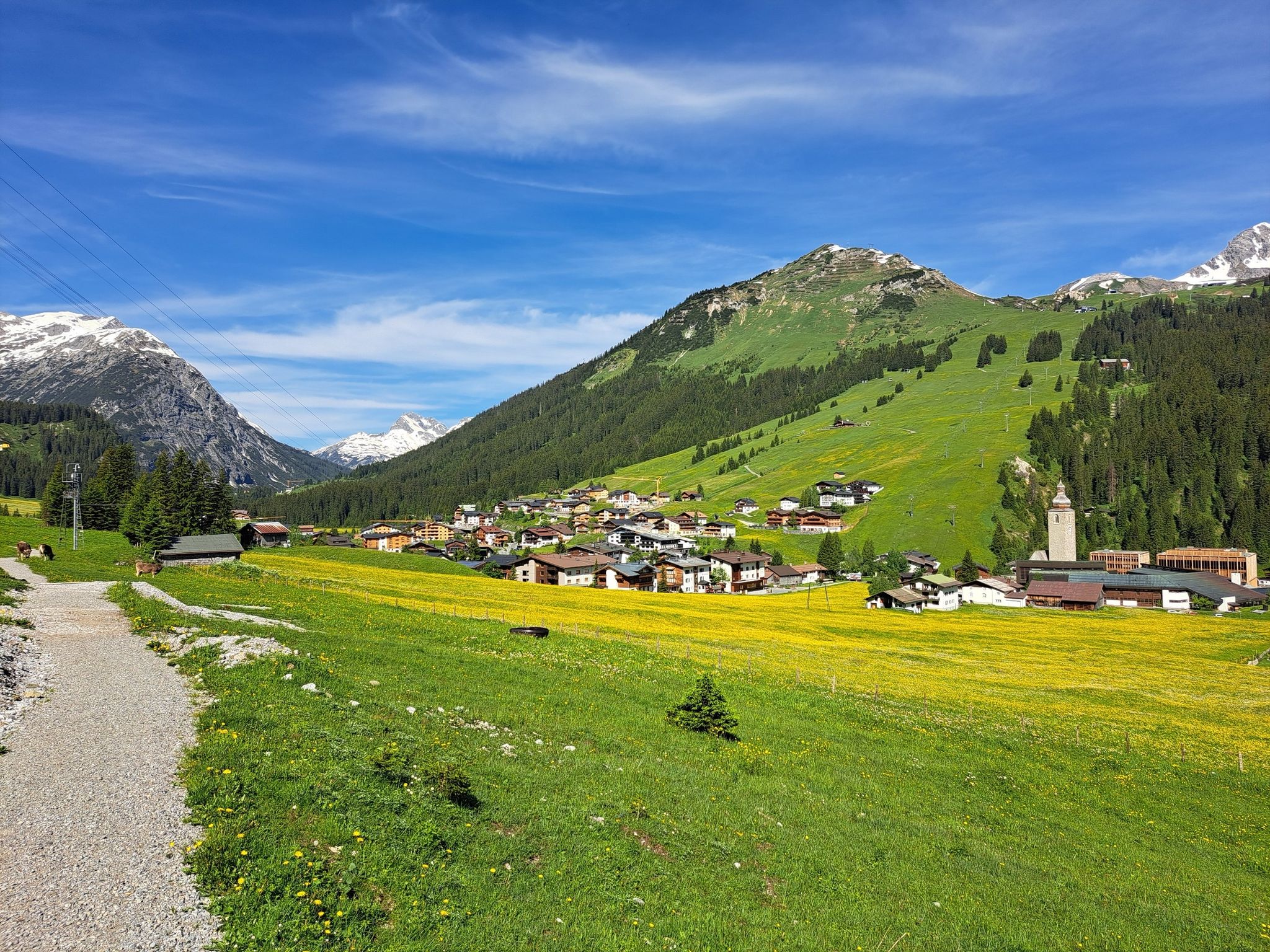Blick  zurück  nach Lech