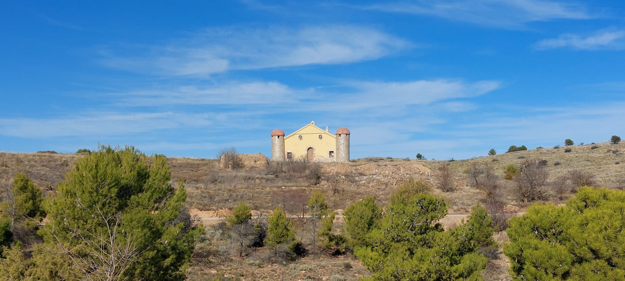 Verlassene Finca im Windpark