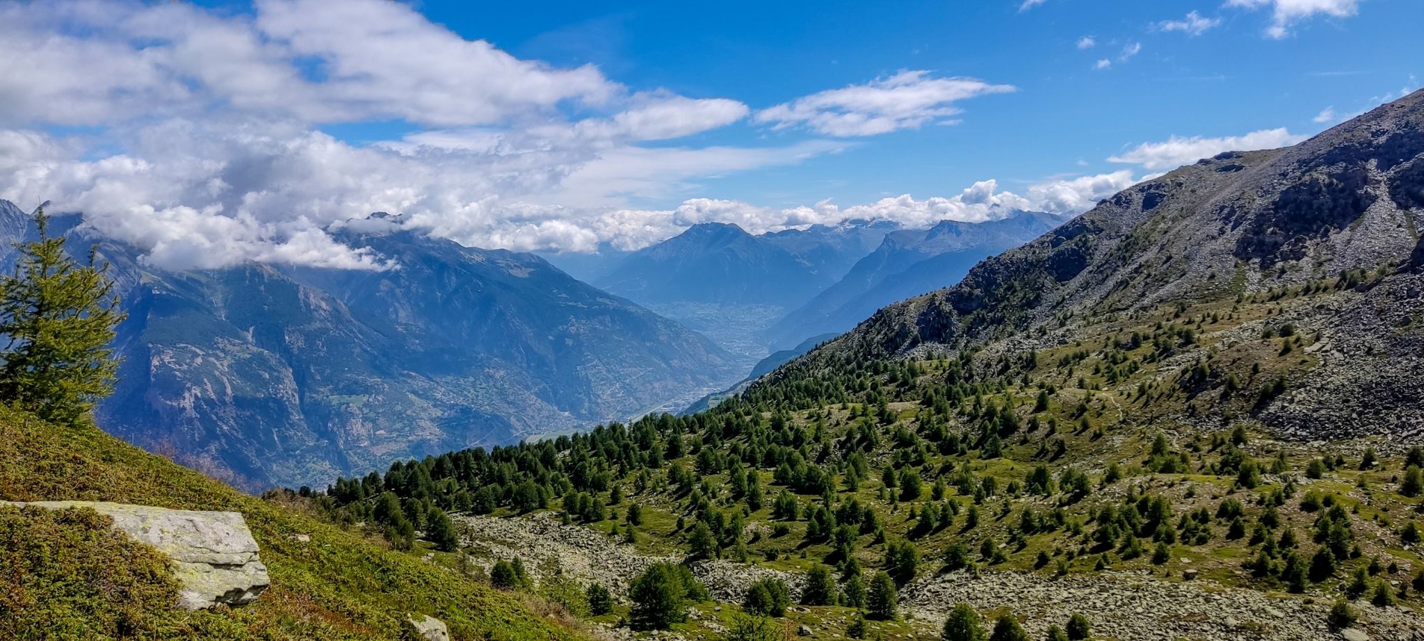 Blick ins Rhonetal