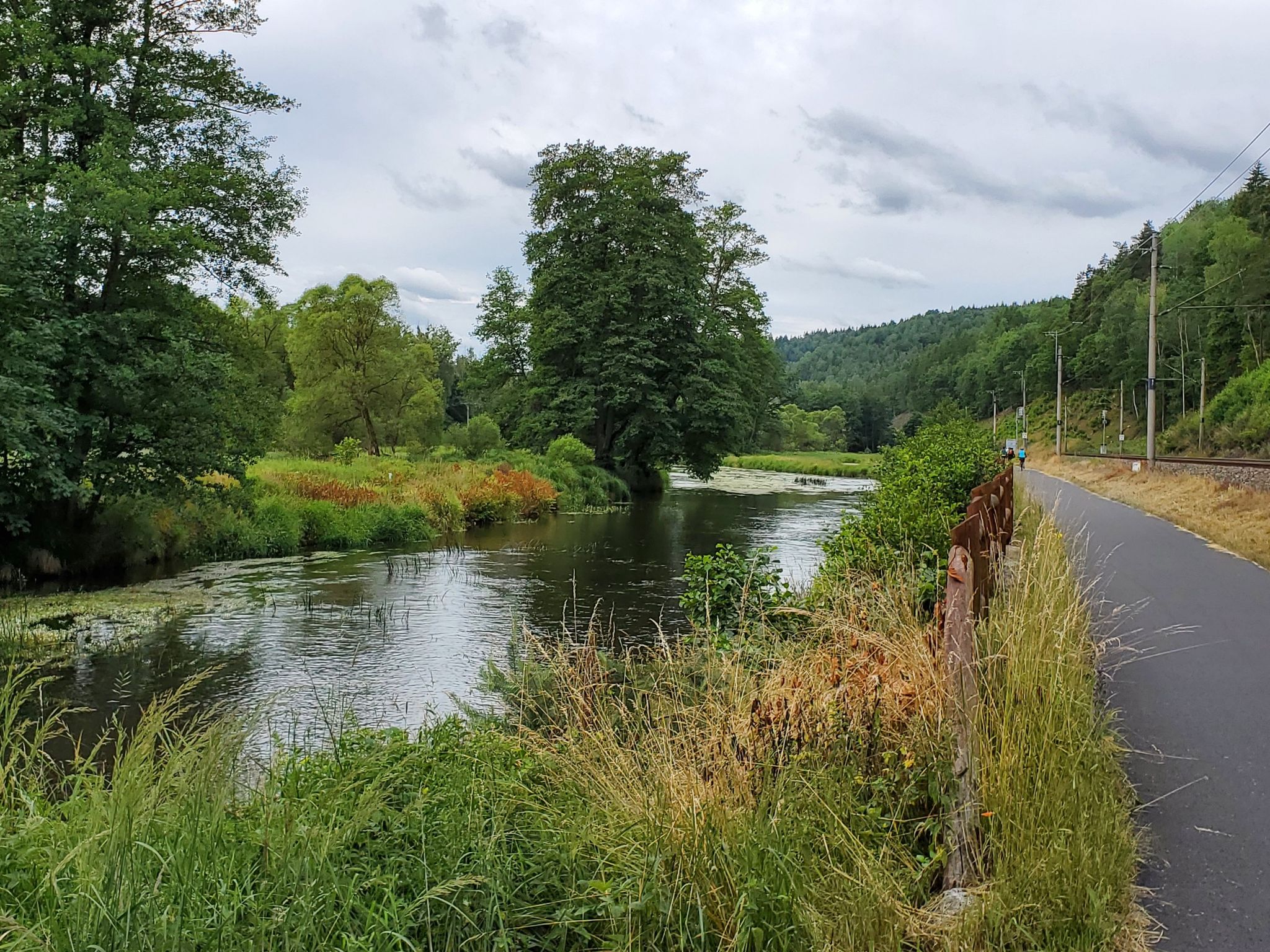 An der Eger entlang nach Franzensbad