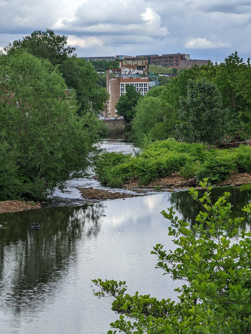 View across the River Don in Sheffield