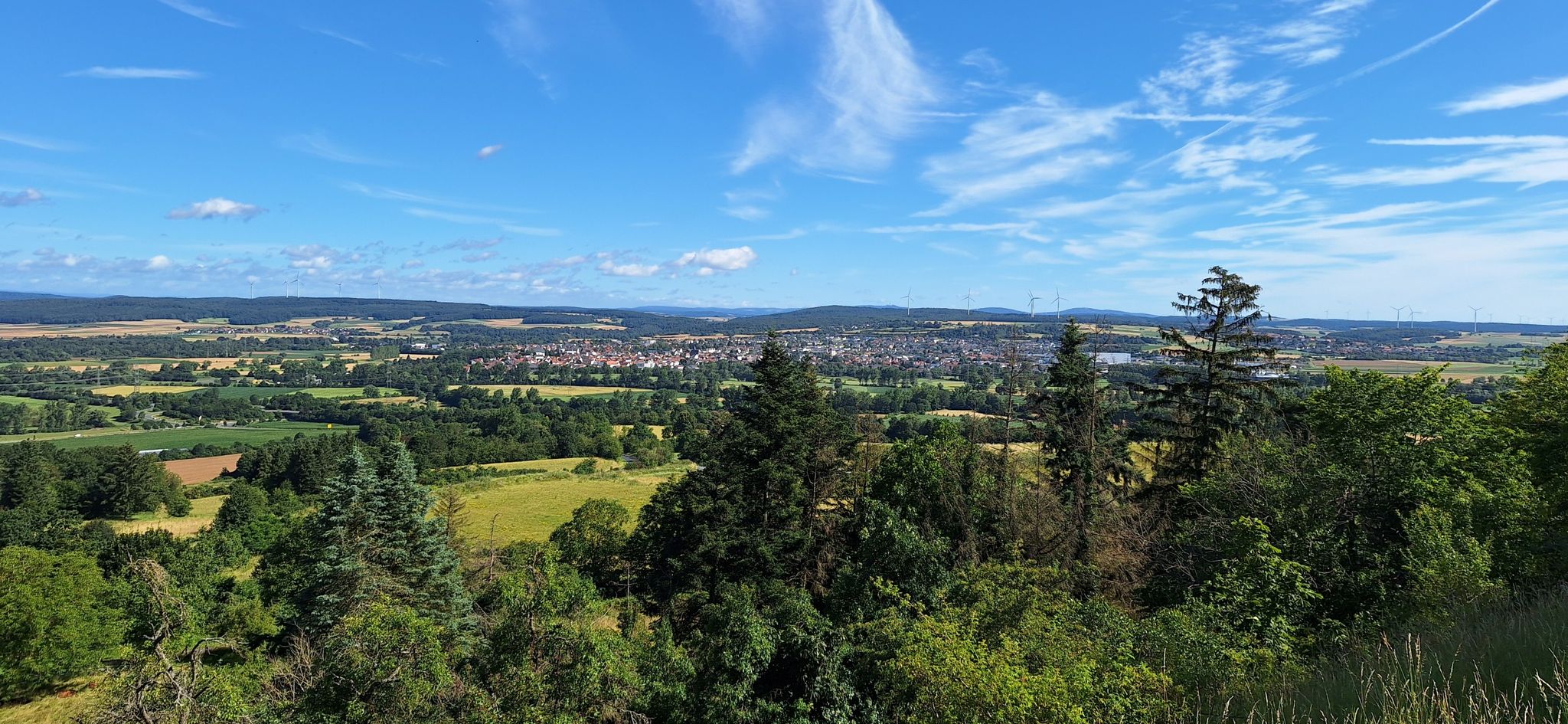 Auf dem Weg zur Amöneburg