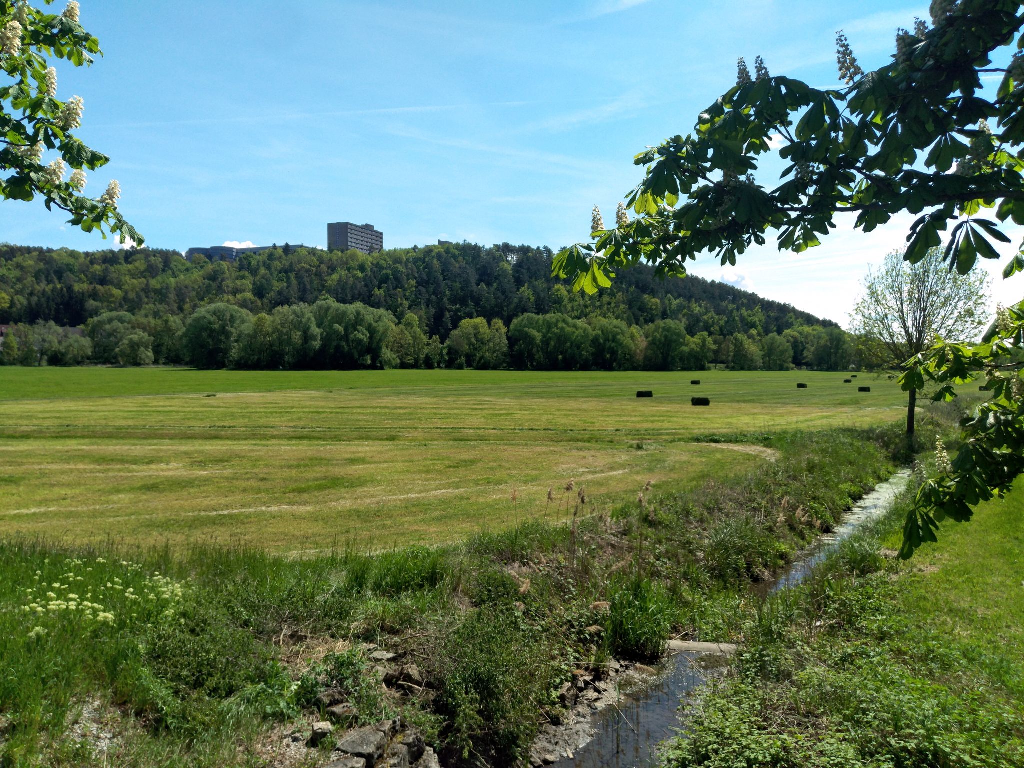 Blick zum Rhönklinikum