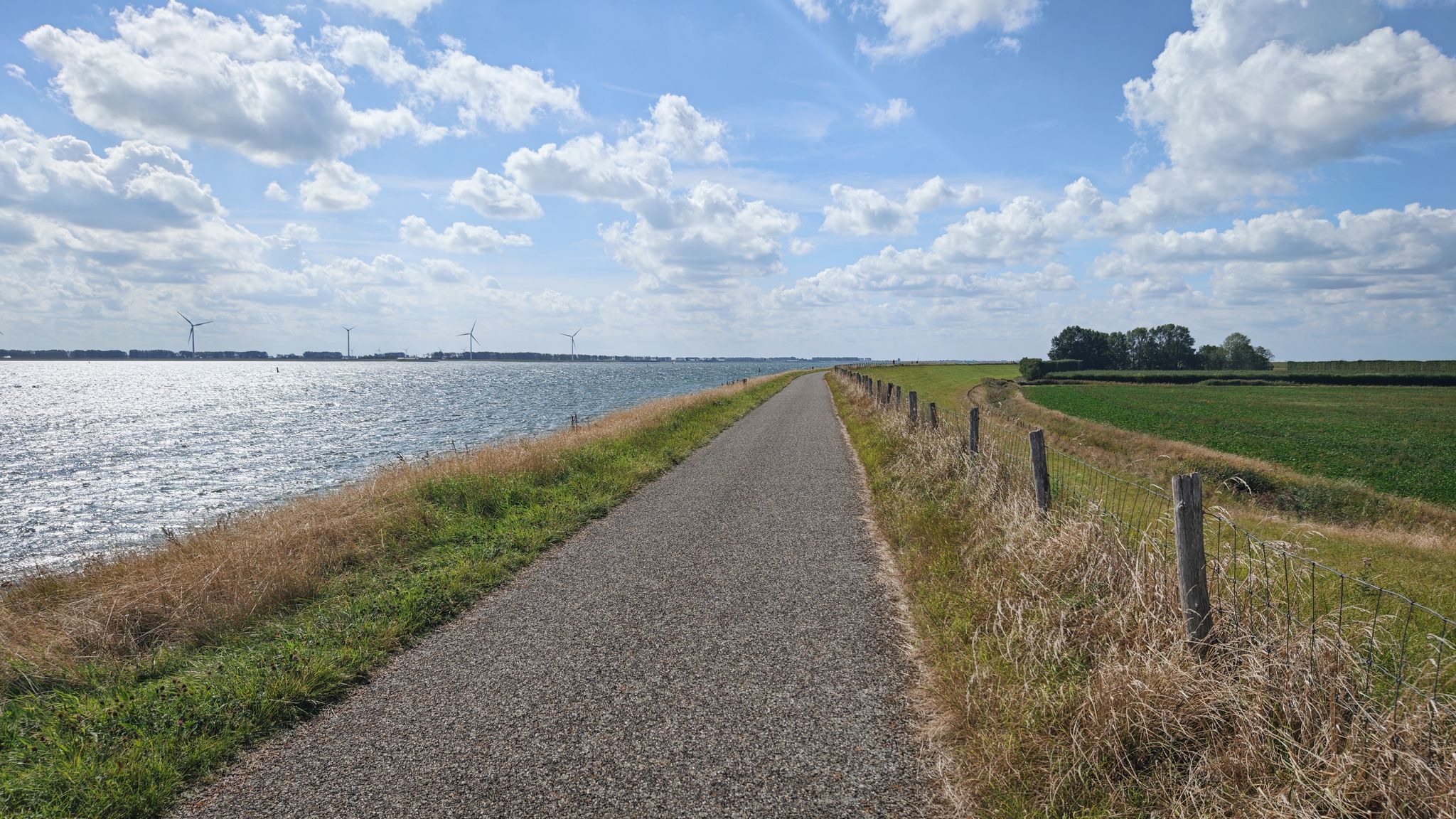 Fahrradweg an der Oosterschelde