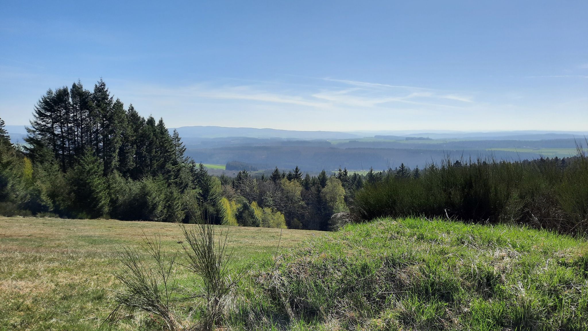 Ausblick von der ehem. Skipiste