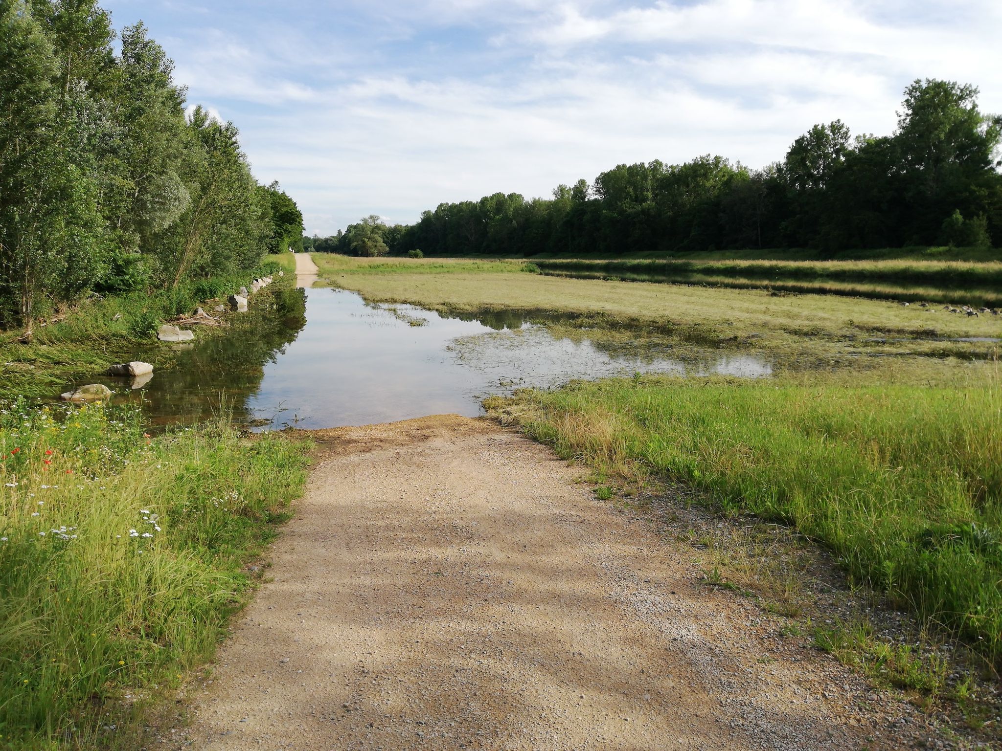 Passage nach Starkregen-Tag überflutet