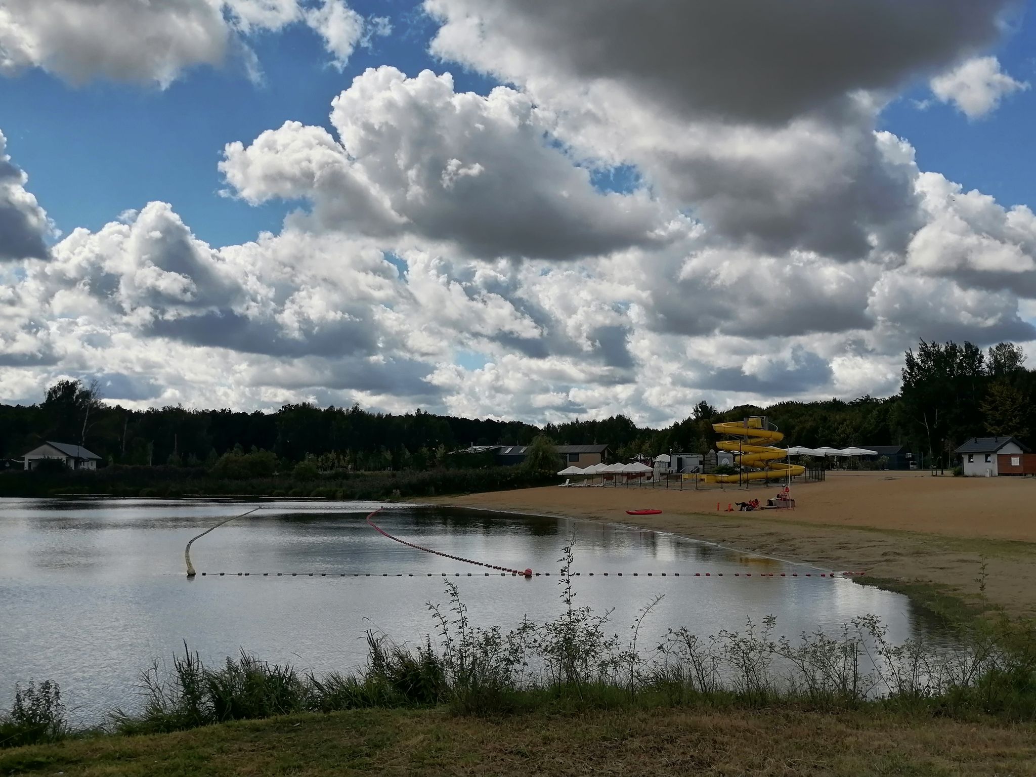 Plaża Lisowice, pusto, pogoda już nie ta