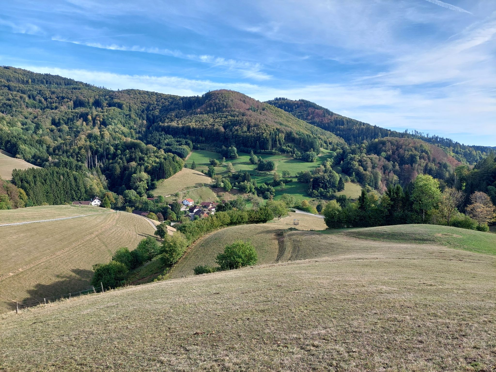 hinter Ried: Blick auf Hohenegg