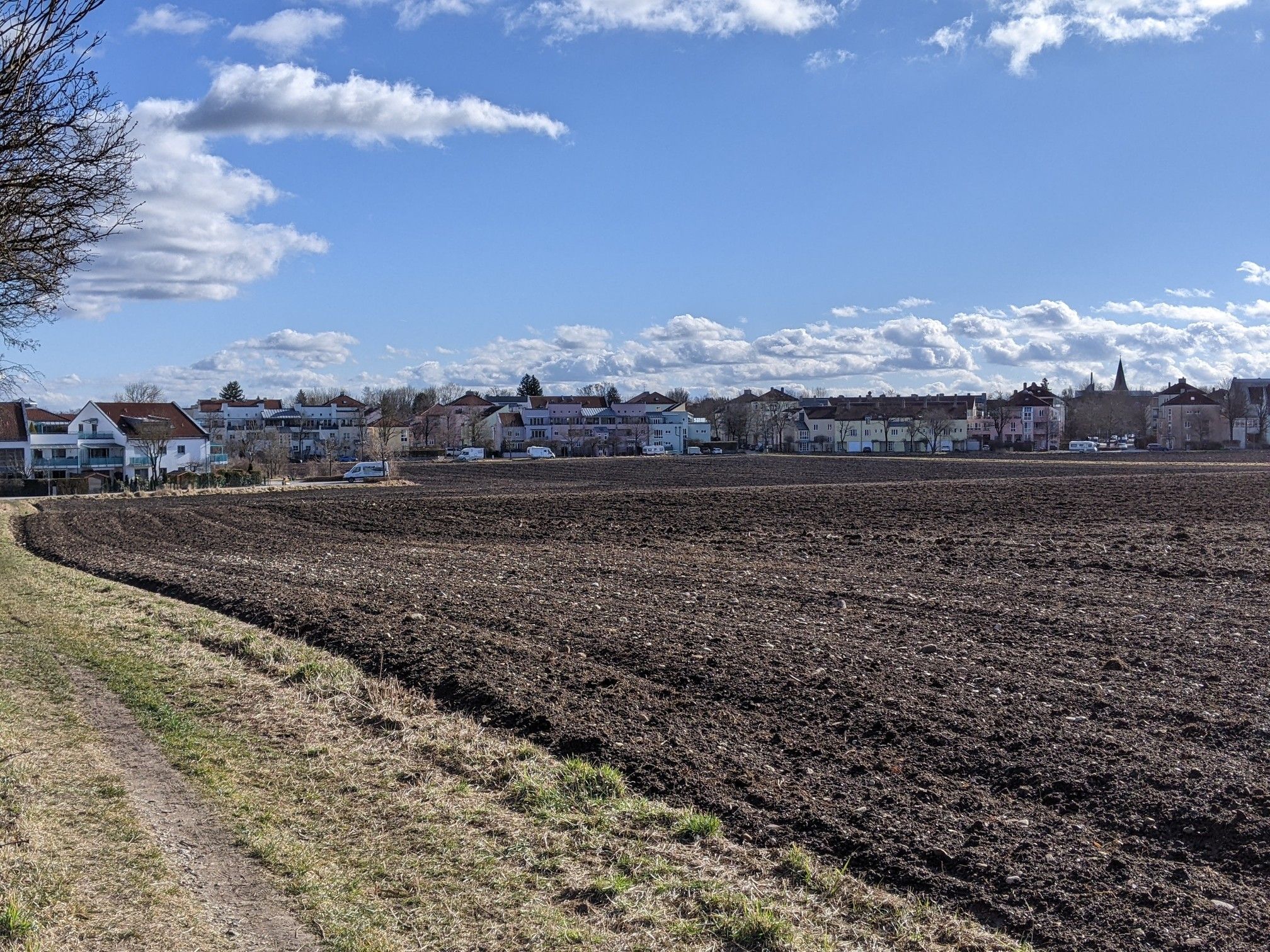 Blick in Richtung Taufkirchen
