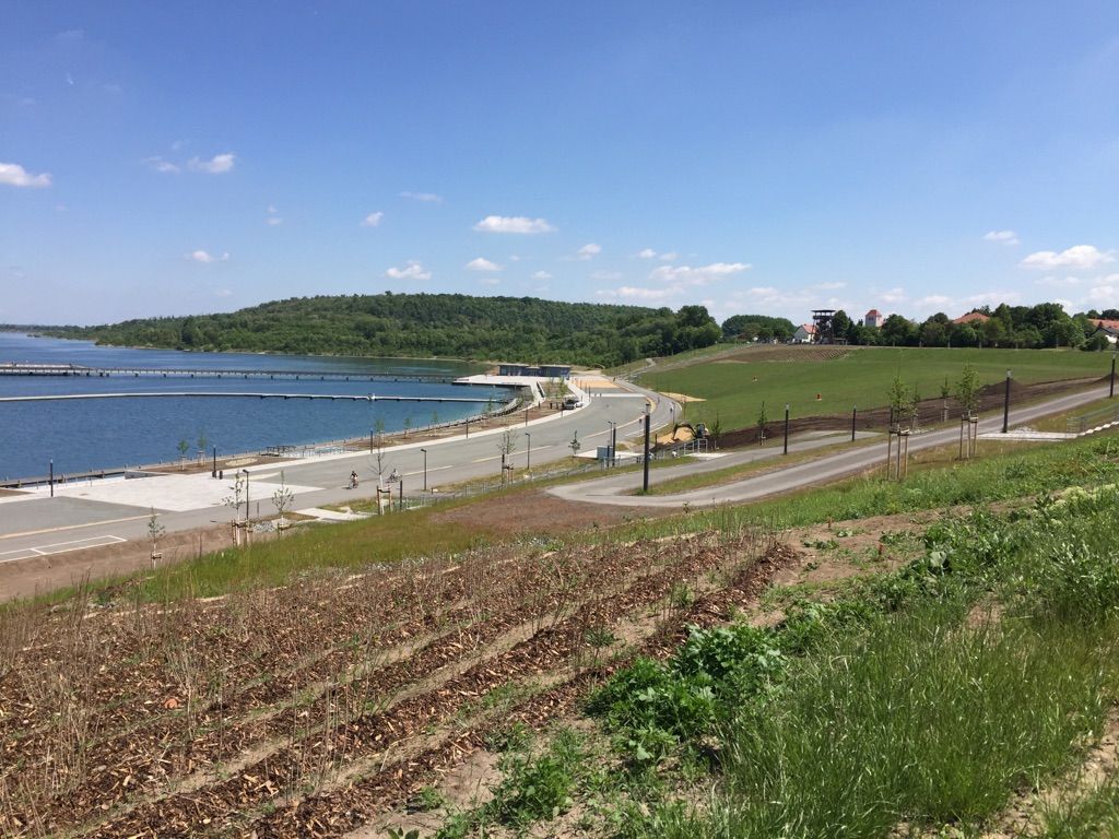 Wieder an der Marina in Brausbedra angekommen.