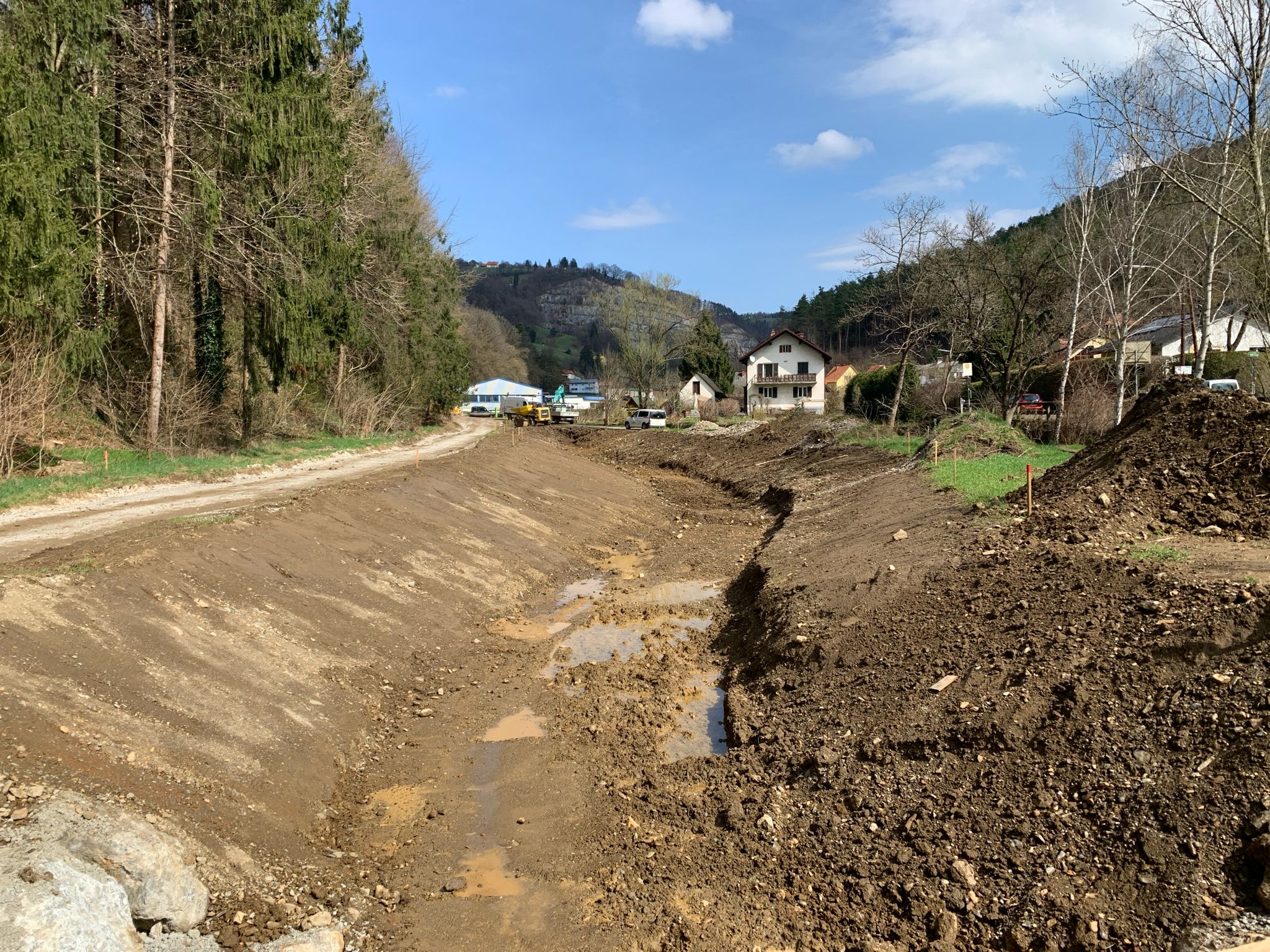 Zerstörerische Naturgewalt am Schöcklbach