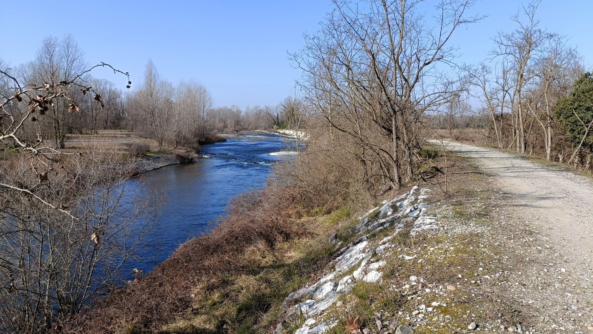 Fiume Oglio dopo Soncino