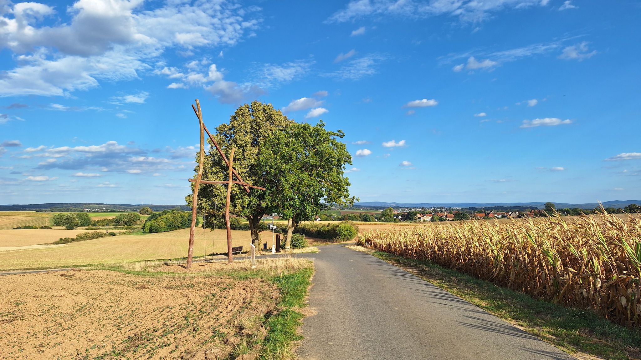 Hohe Straße, Himmelsschaukel bei Butterstadt