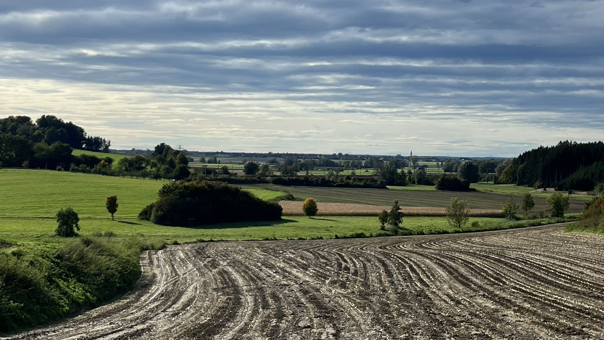 Blick in das Lechtal im Westen..