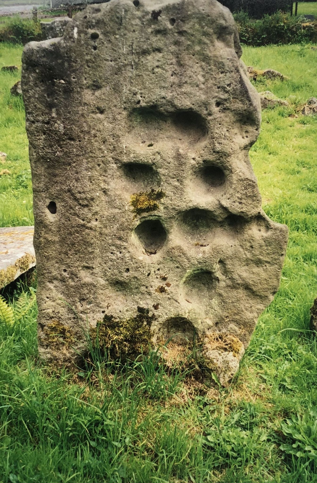 Cross slab, Cup marked/Bullaun stone