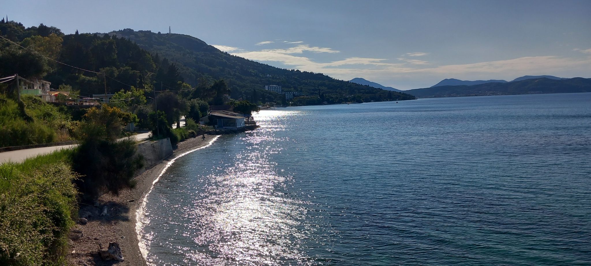 looking back towards hotel
